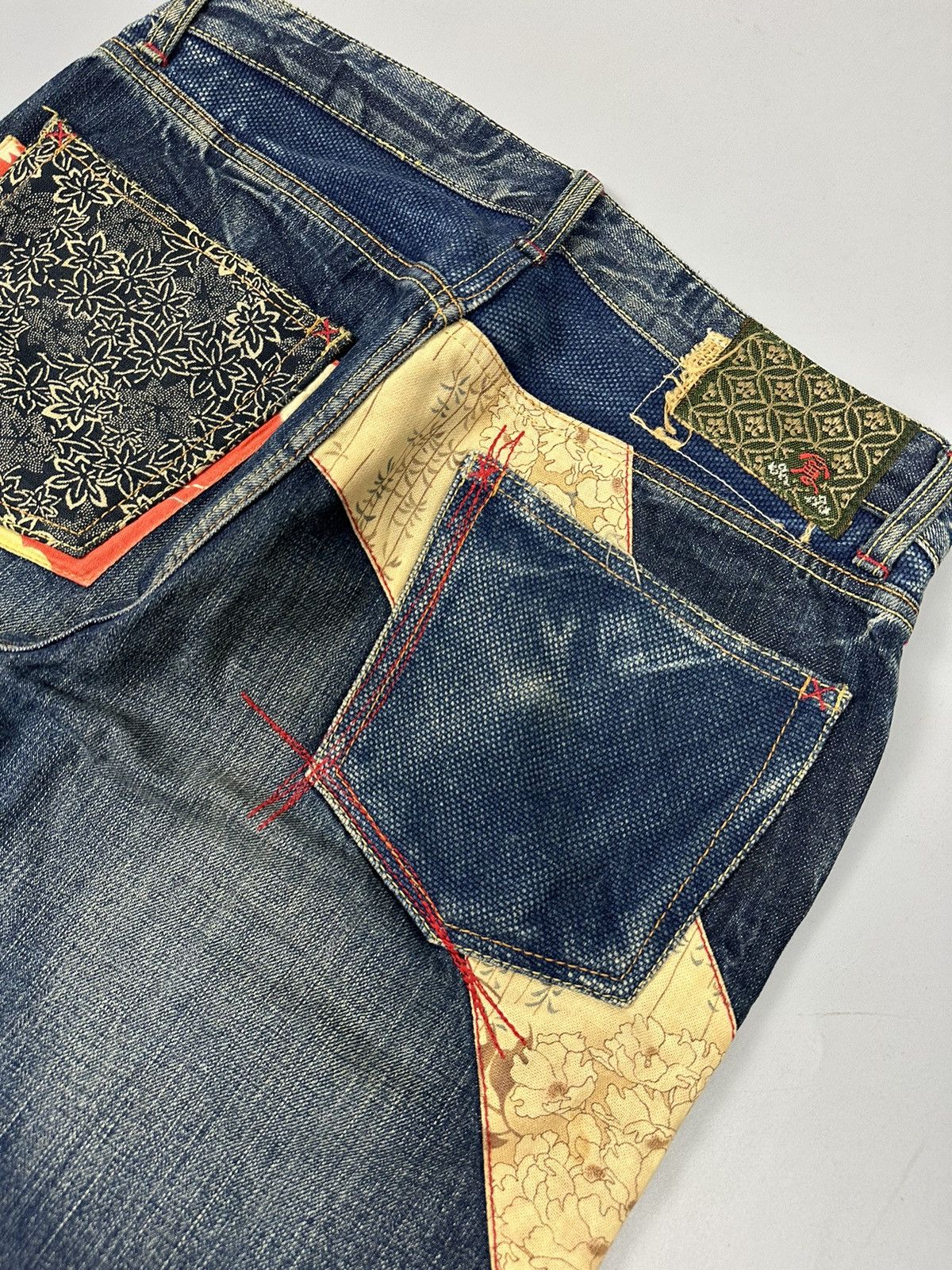 Eternal Vintage Eternal Sashiko Boro Japanese Arts Denim Size US 33 - 9 Thumbnail