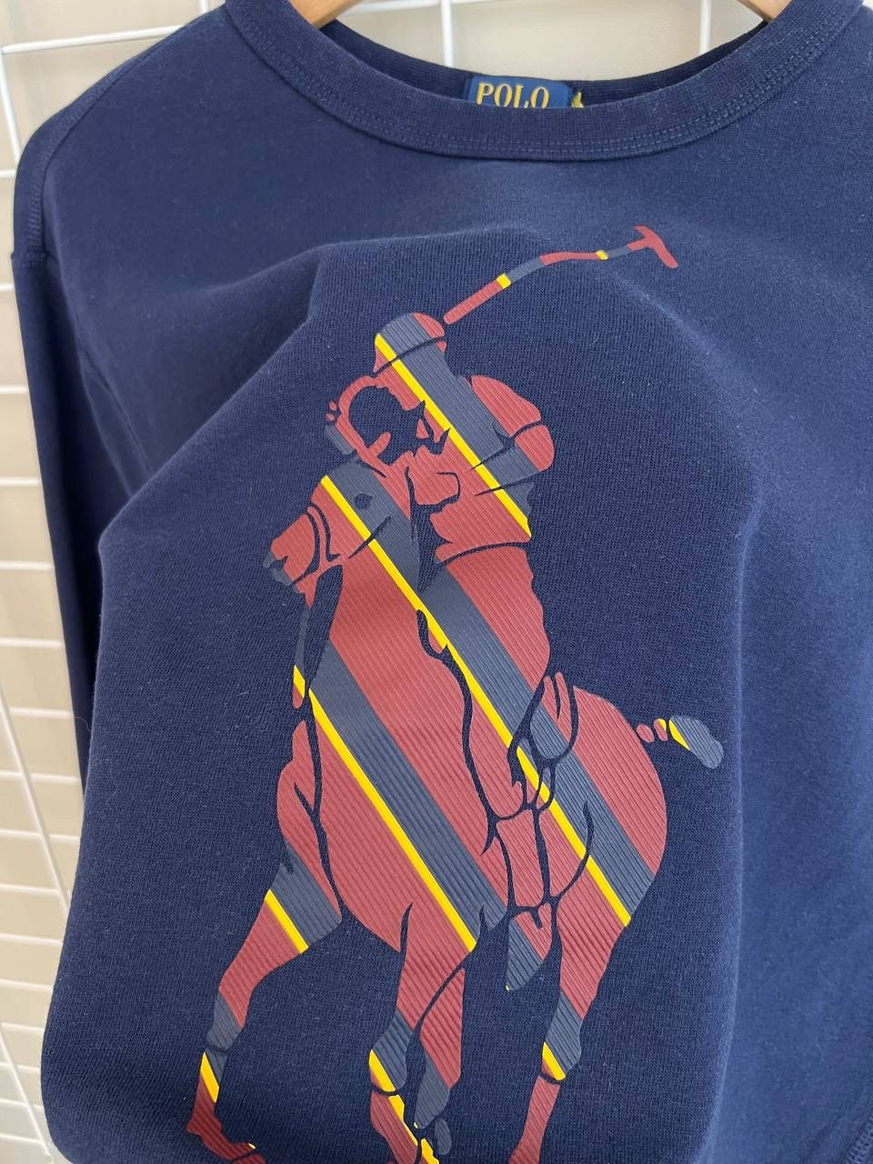 Polo Ralph Lauren Polo Ralph Lauren Big Pony Fleece Sweatshirt Mens Size M Size US M / EU 48-50 / 2 - 9 Thumbnail