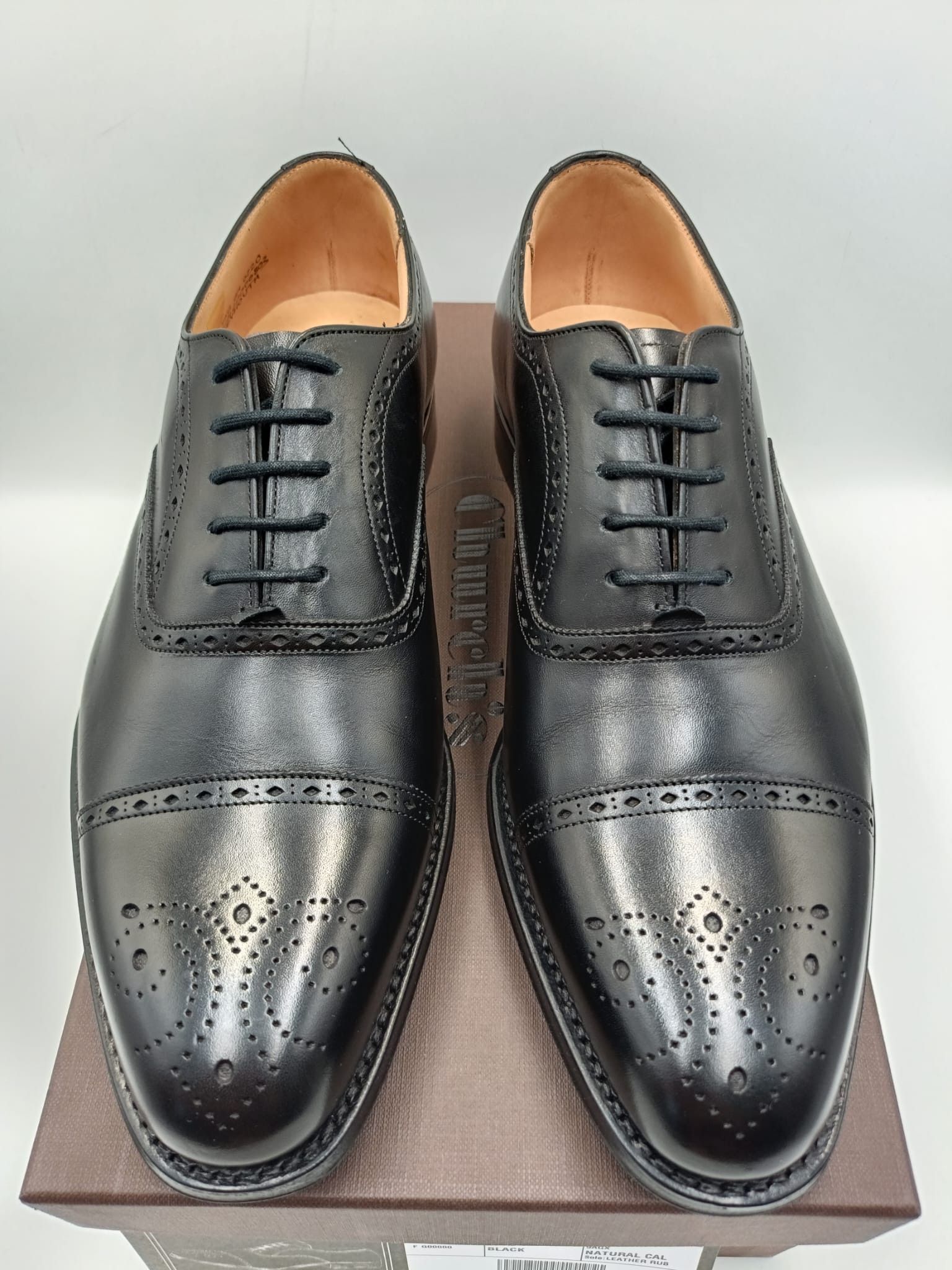 Church's Church’s Wheymouth Oxford Black Size US 8.5 / EU 41-42 - 4 Thumbnail