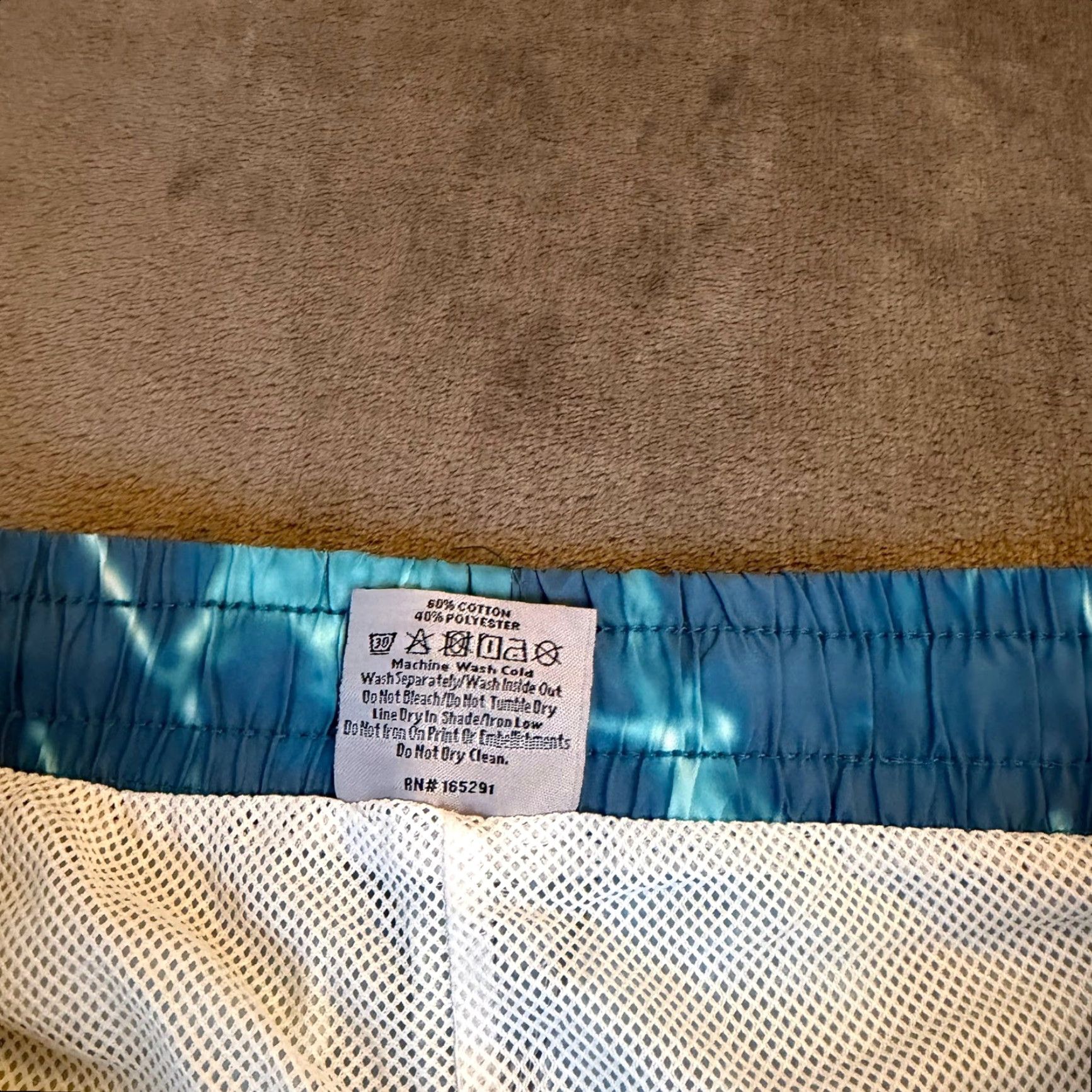 Vintage VINTAGE Centro Swim Trunks Shorts Blue Tie Dye Elastic Waist Drawstring Mens Medium NWT Size US 31 - 6 Thumbnail