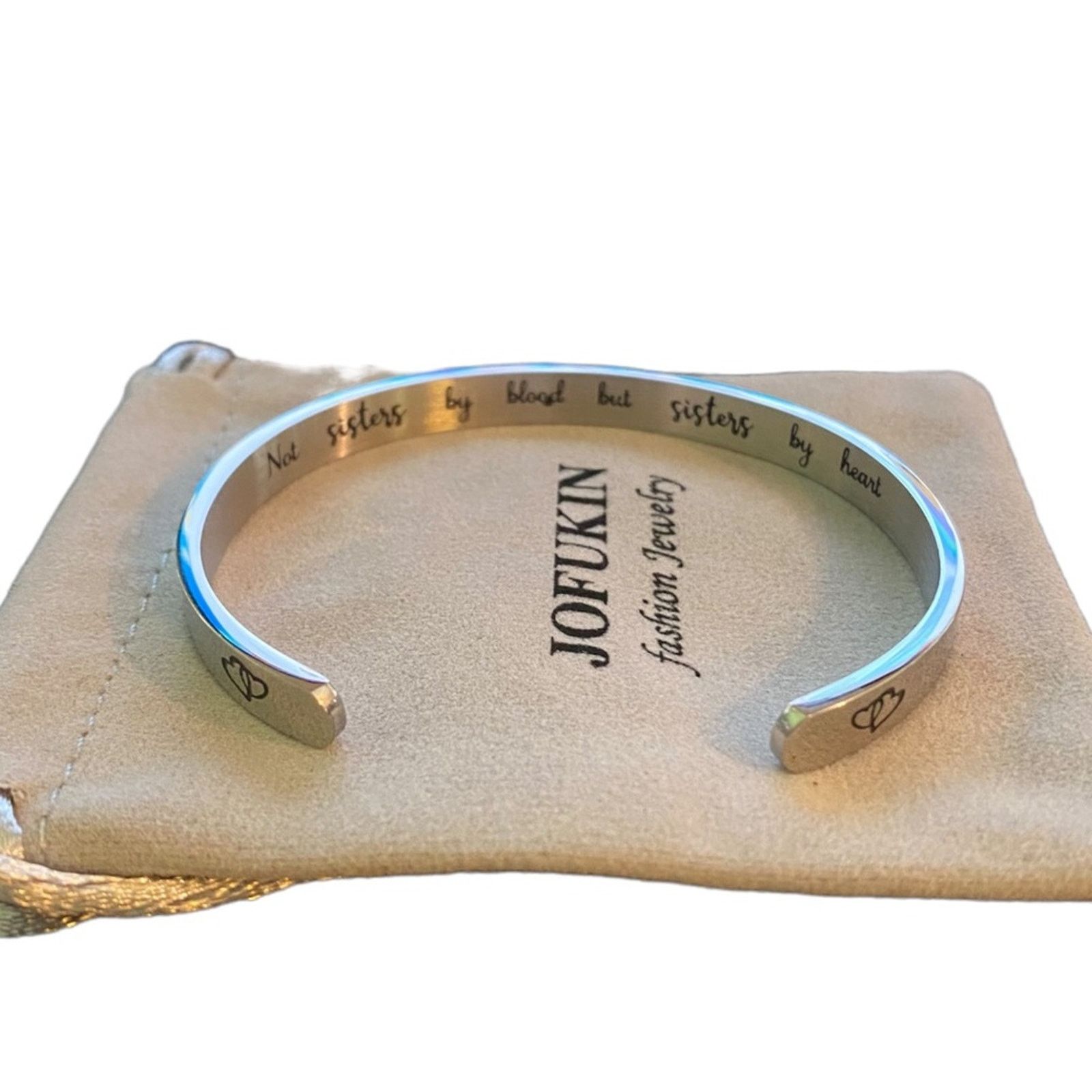 Other Sisters Silver Cuff Bracelet One Size NIB Size ONE SIZE - 3 Thumbnail