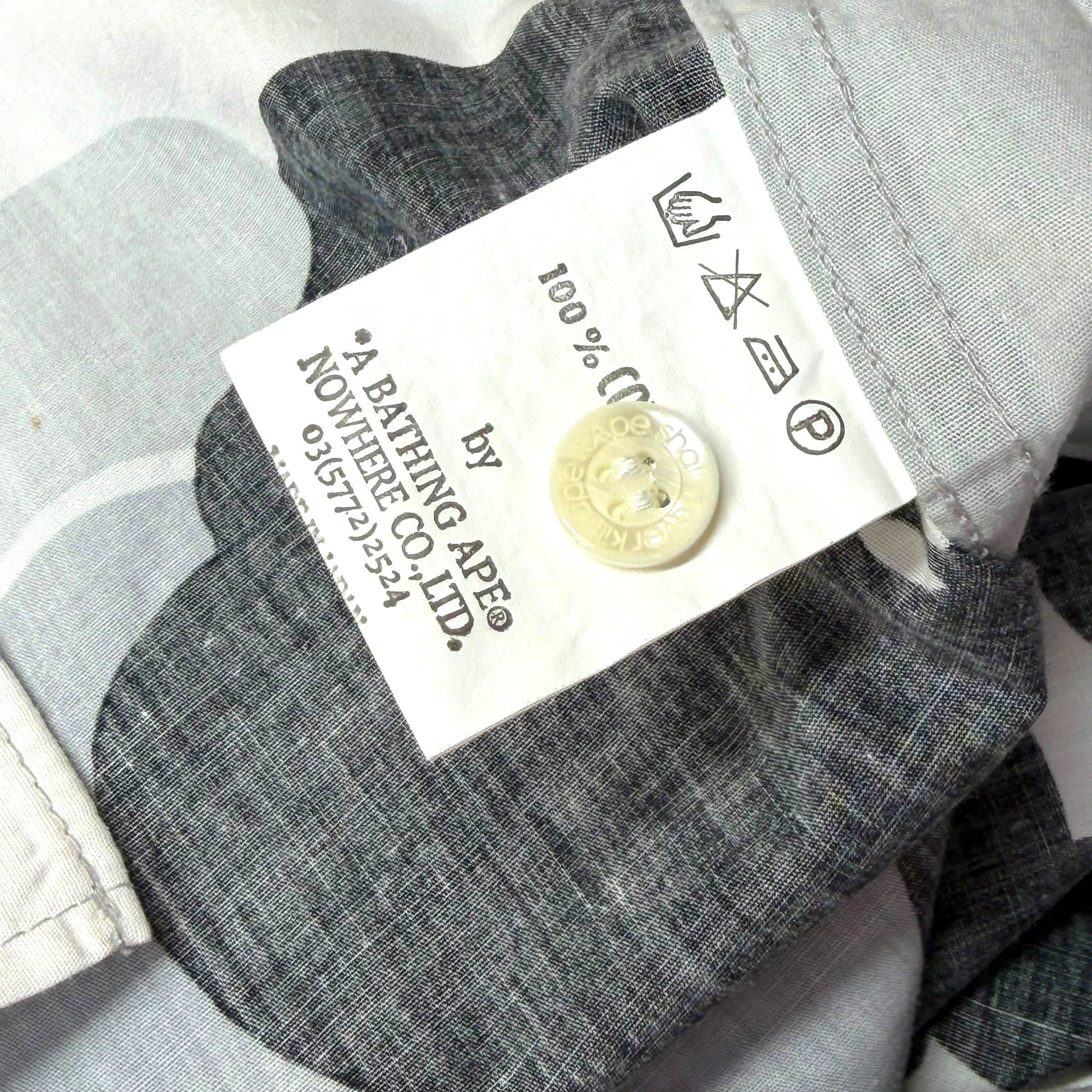 Bape Bape Grey Camo Button Up L Size US L / EU 52-54 / 3 - 6 Thumbnail