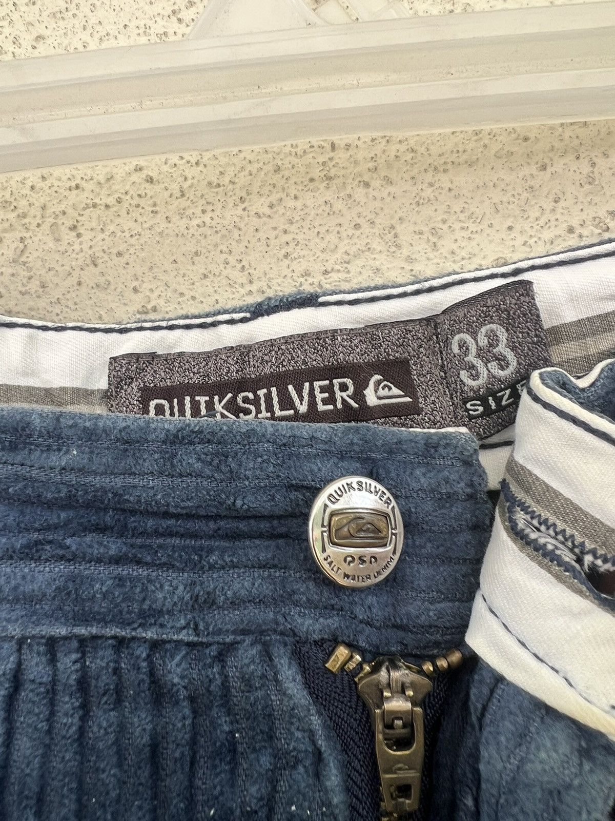 Quiksilver Vintage 90s Quiksilver Corduroy Baggy Trouser Pant Size US 33 - 7 Thumbnail