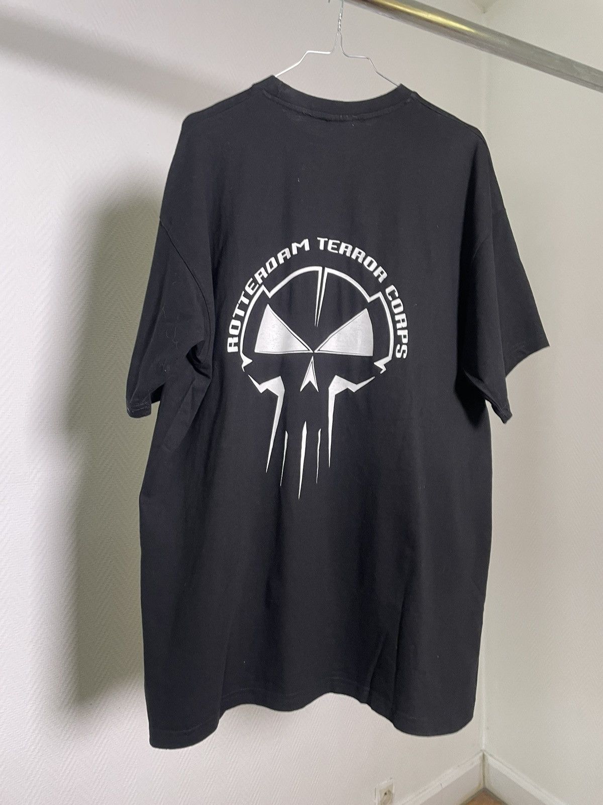 image of Techno Master x Thunderdome 00’S Rotterdam Terror Corps Gabber Size XL in Black, Men's