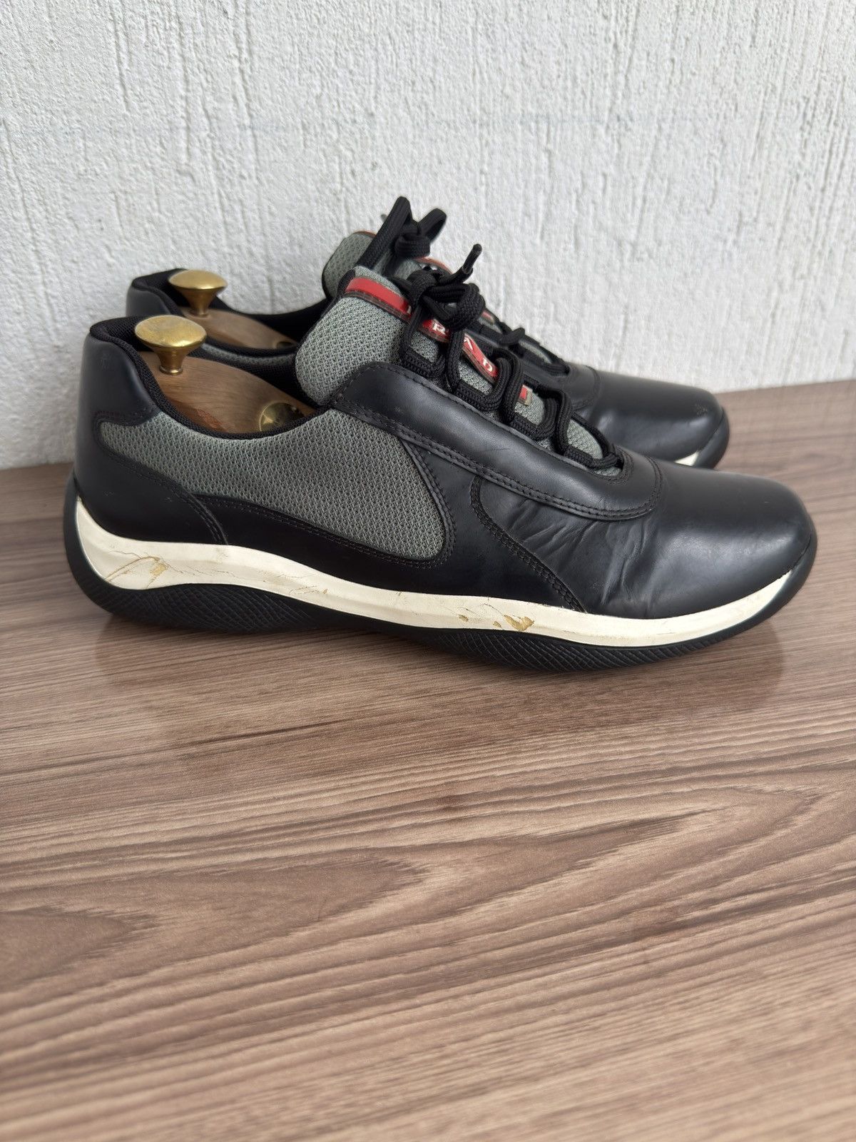 Prada America cup leather trainers Size US 8 / EU 41 - 2 Thumbnail