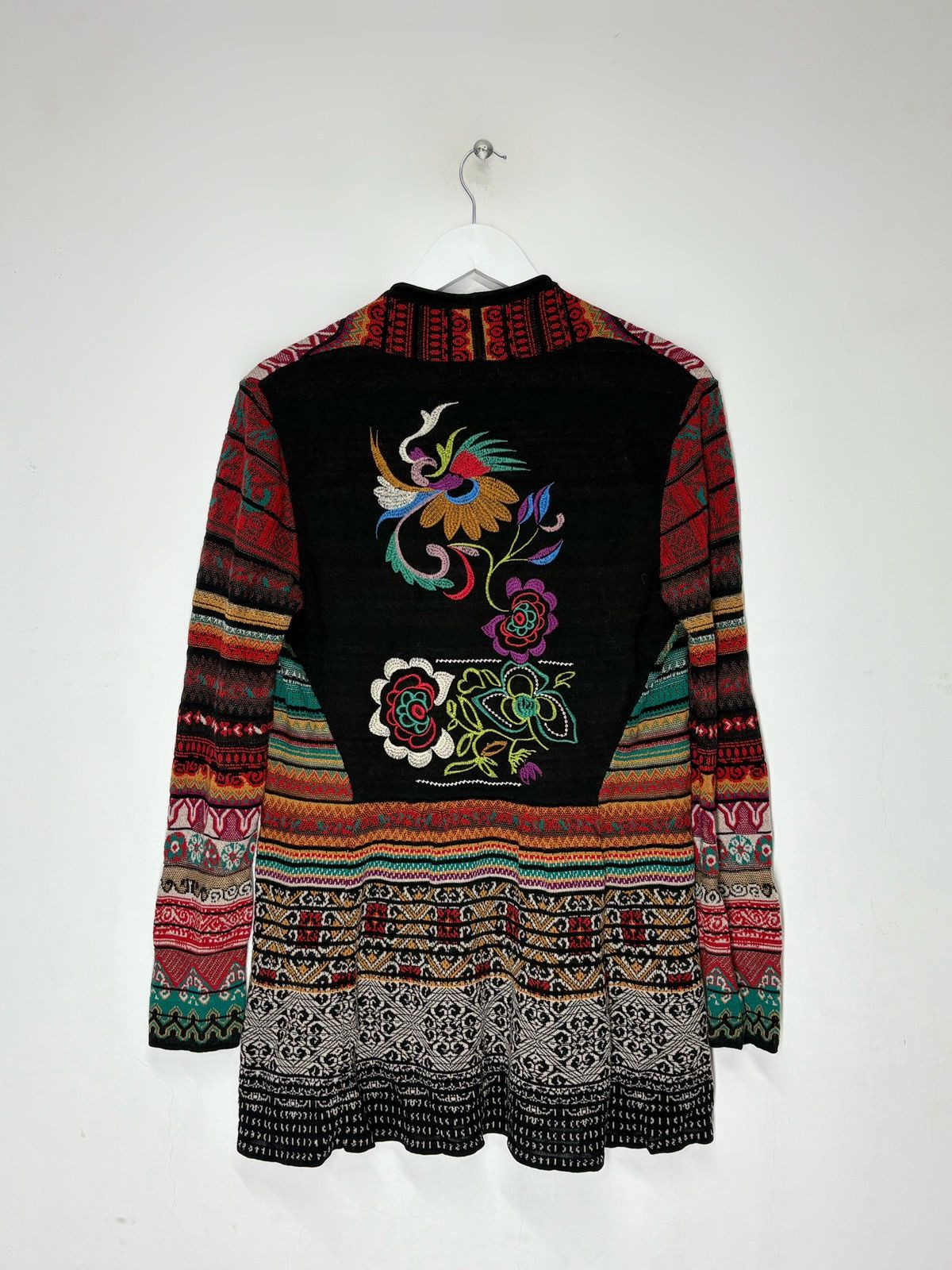 Other Ivko Floral Embroidery Avant Garde Luxury Cardigan Sweater Size S / US 4 / IT 40 - 1 Thumbnail