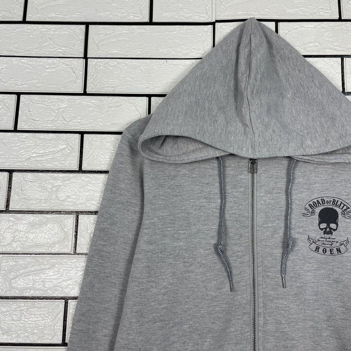 Japanese Brand Roen Road Of Blitz Skull Hoodie Size US S / EU 44-46 / 1 - 6 Thumbnail