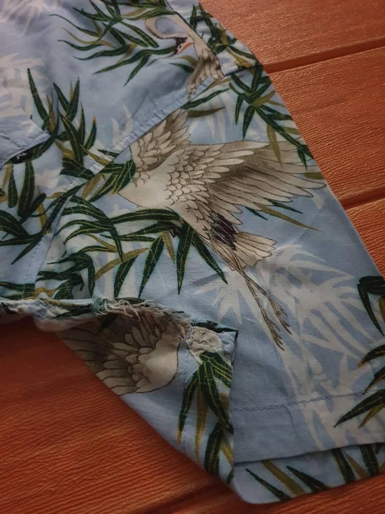 Japanese Brand Rusty bird Japanese style Hawaiian shirt Size US M / EU 48-50 / 2 - 3 Thumbnail