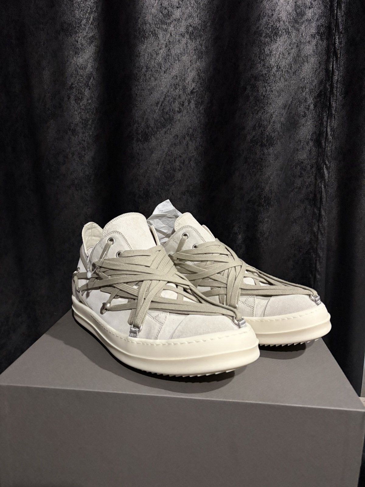 Rick Owens Rick Owens Megalace Ramones Low Size US 8 / EU 41 - 1 Thumbnail