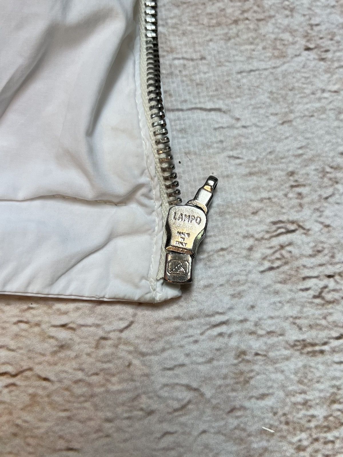 Versace jeans couture zipped white biker jacket