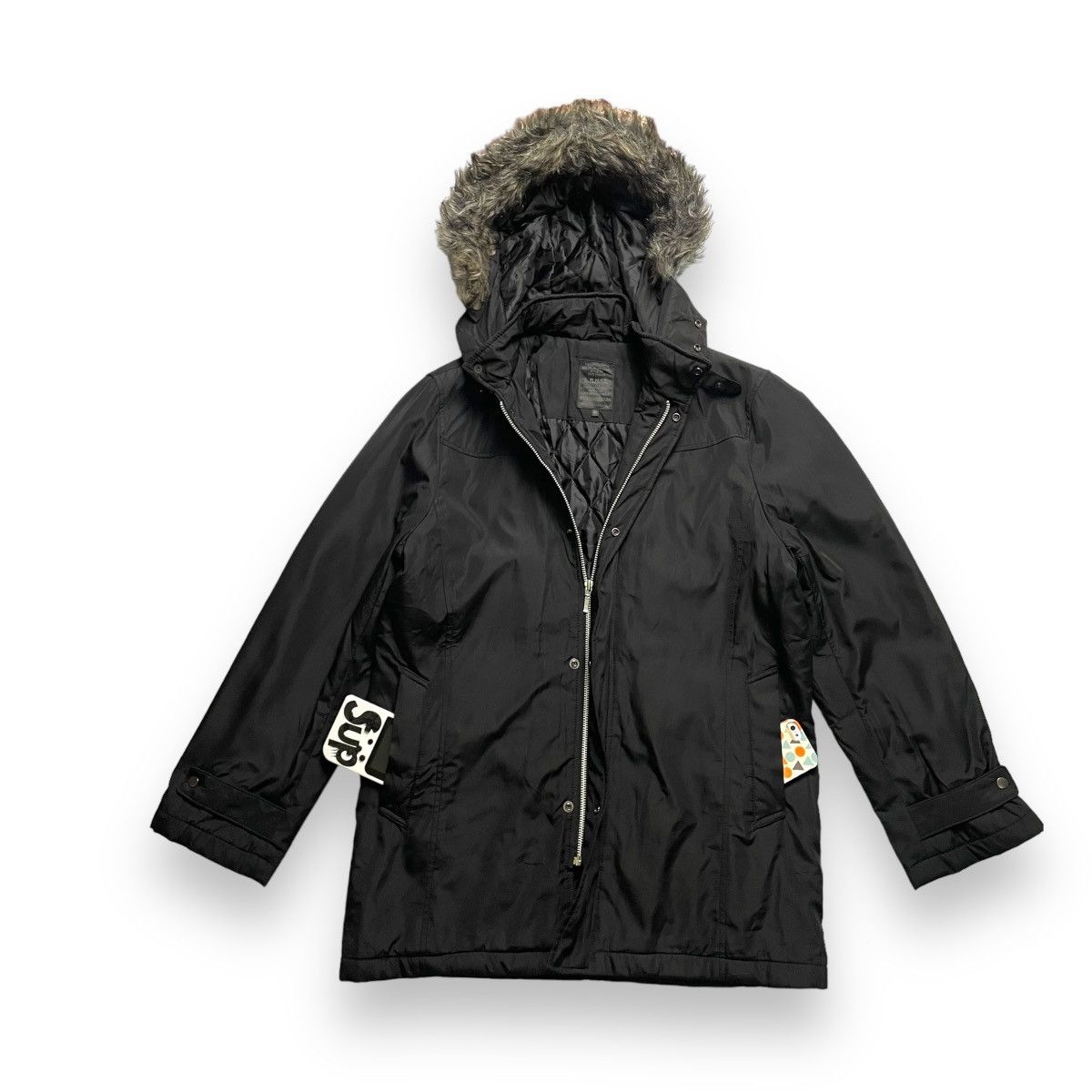 If Six Was Nine LOUIS CHAVLON BUTTON UP FULL ZIP NYLON FUR HOODIE JACKET Size US M / EU 48-50 / 2 - 2 Thumbnail