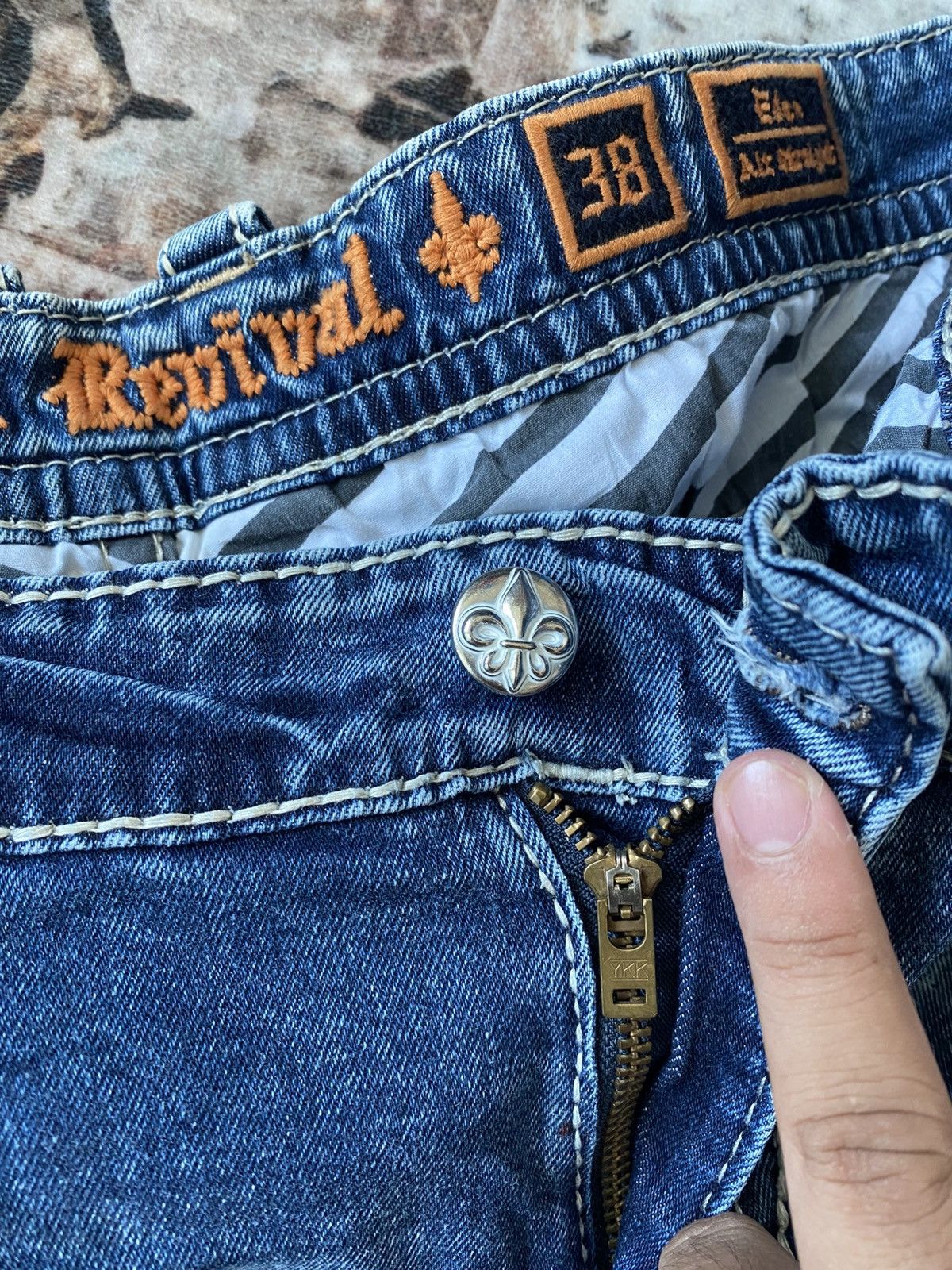 Rock Revival Rock Revival Custom Paint Jeans Y2K Size US 38 / EU 54 - 10 Thumbnail