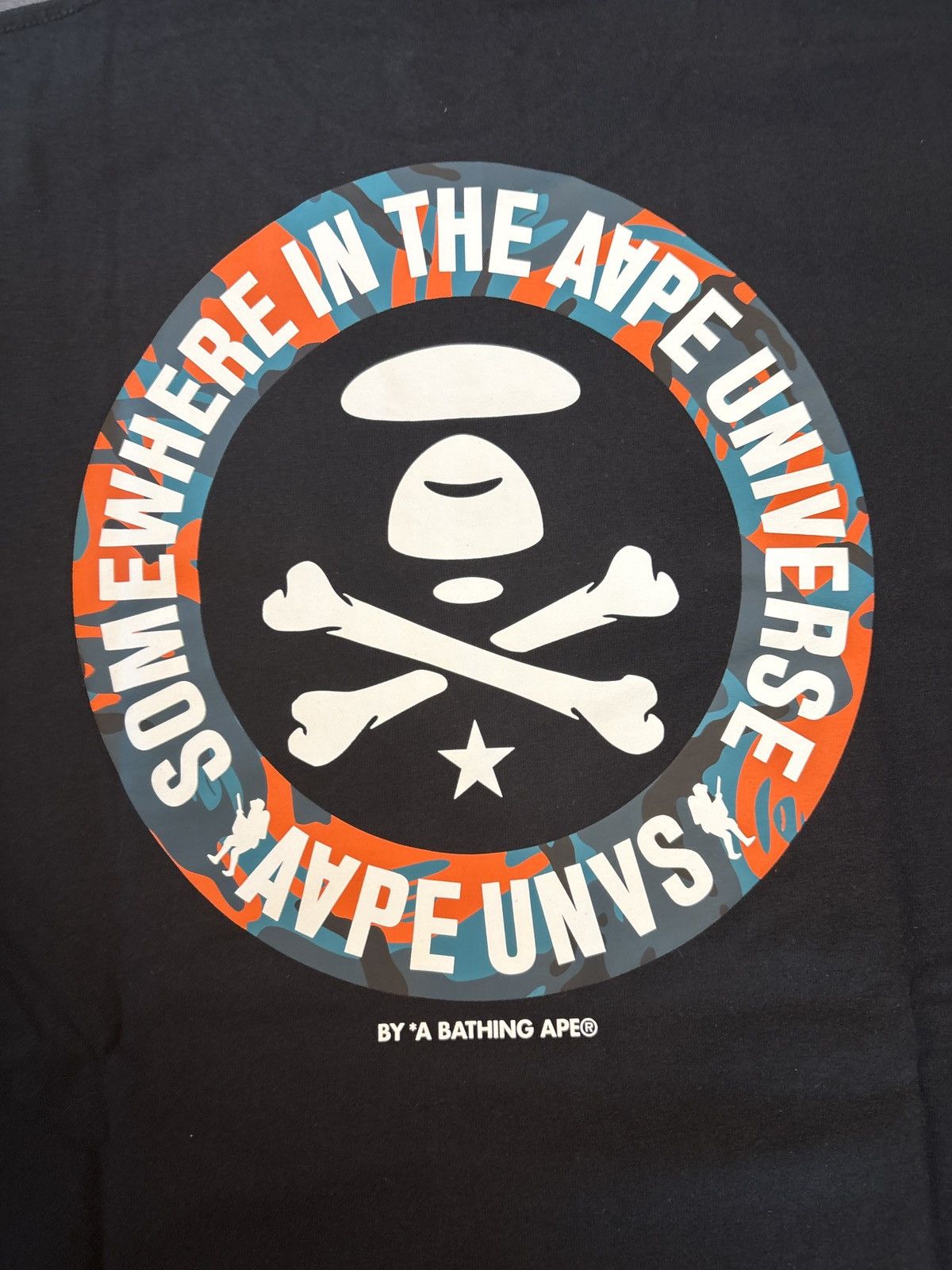 Aape × Bape Aape universe tee black Size US M / EU 48-50 / 2 - 5 Thumbnail