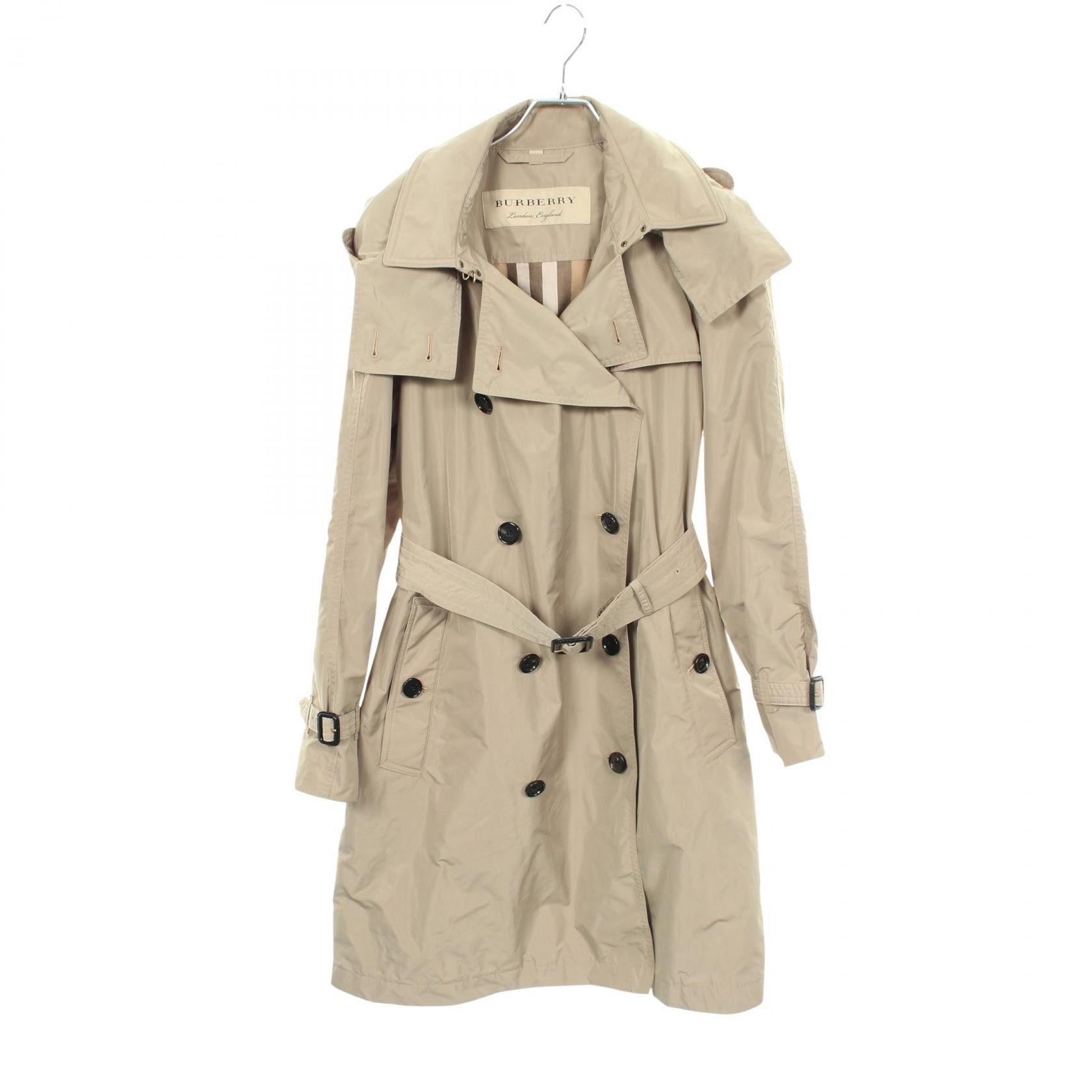 Burberry Burberry Burberry Polyester Trench Coat Textile Outerwear 4062463 DUTY FREE for USA Size ONE SIZE - 1 Thumbnail
