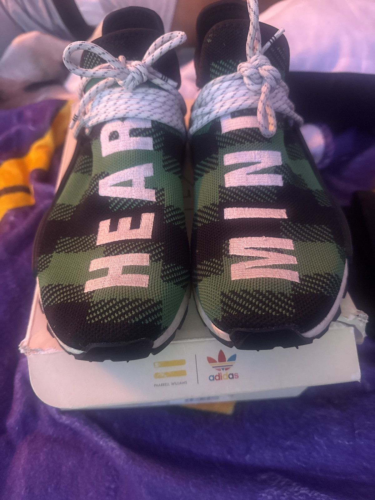 Adidas Pharrell x Billionaire Boys Club x NMD Human Race Trail 'Gre Size US 10.5 / EU 43-44 - 1 Thumbnail