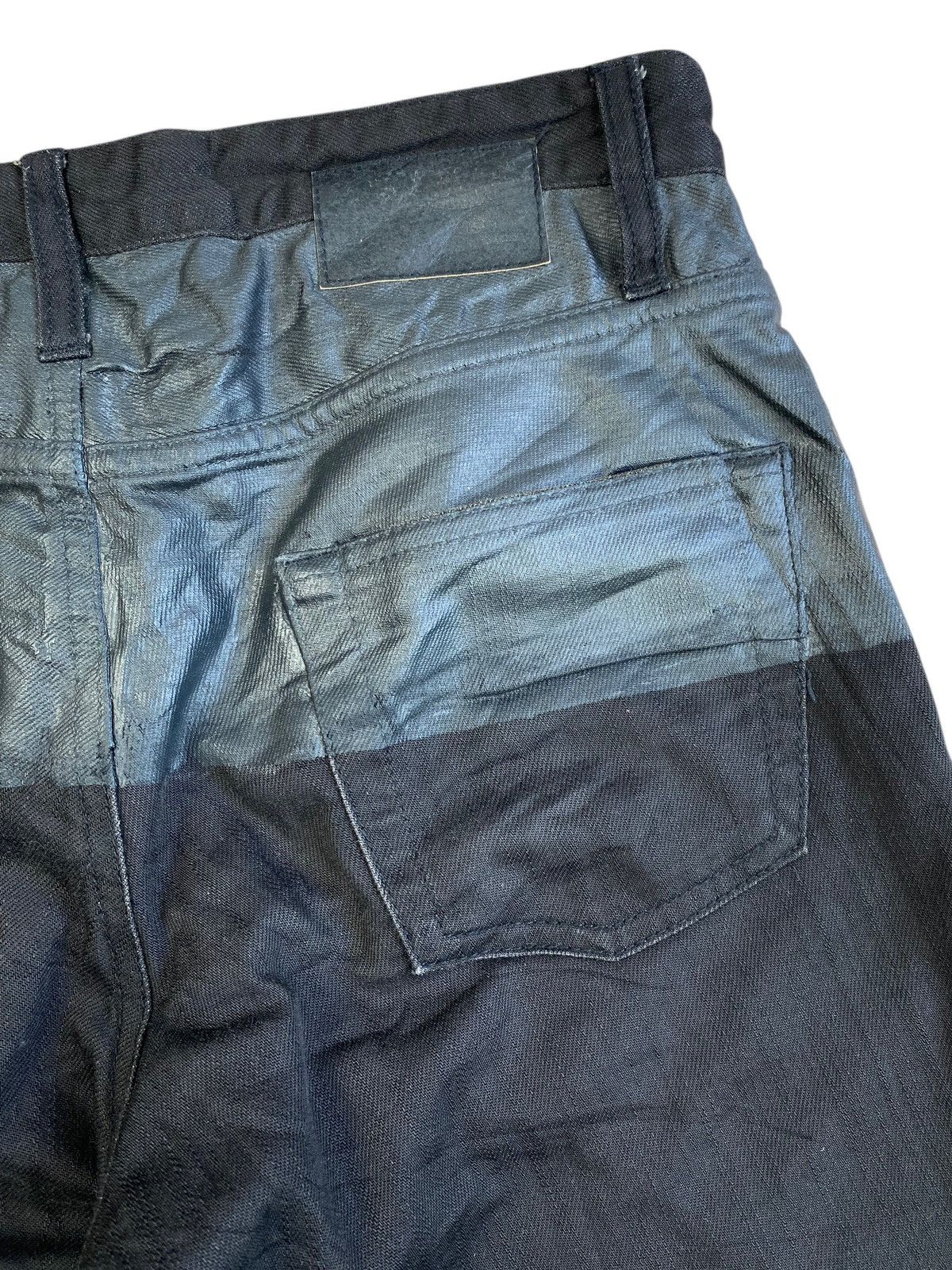 Yohji Yamamoto 90’s AAR By Yohji Yamamoto Hybrid Painted Pants Size US 29 - 12 Thumbnail