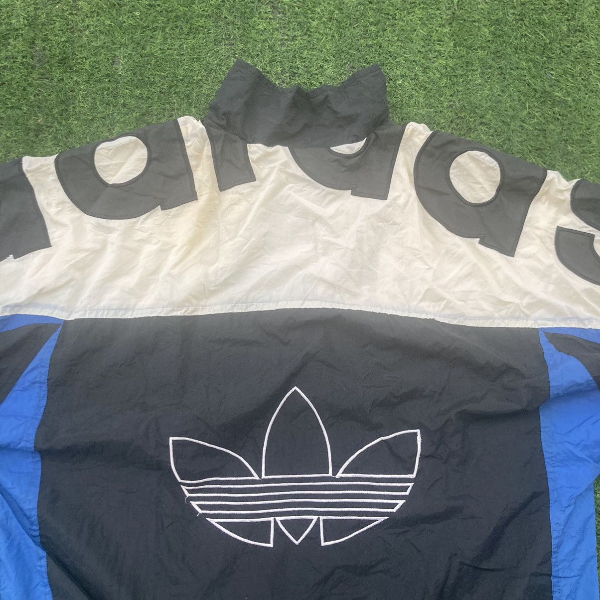 Adidas VINTAGE ADIDAS BIG LOGO WINDBREAKER Size US XL / EU 56 / 4 - 5 Thumbnail