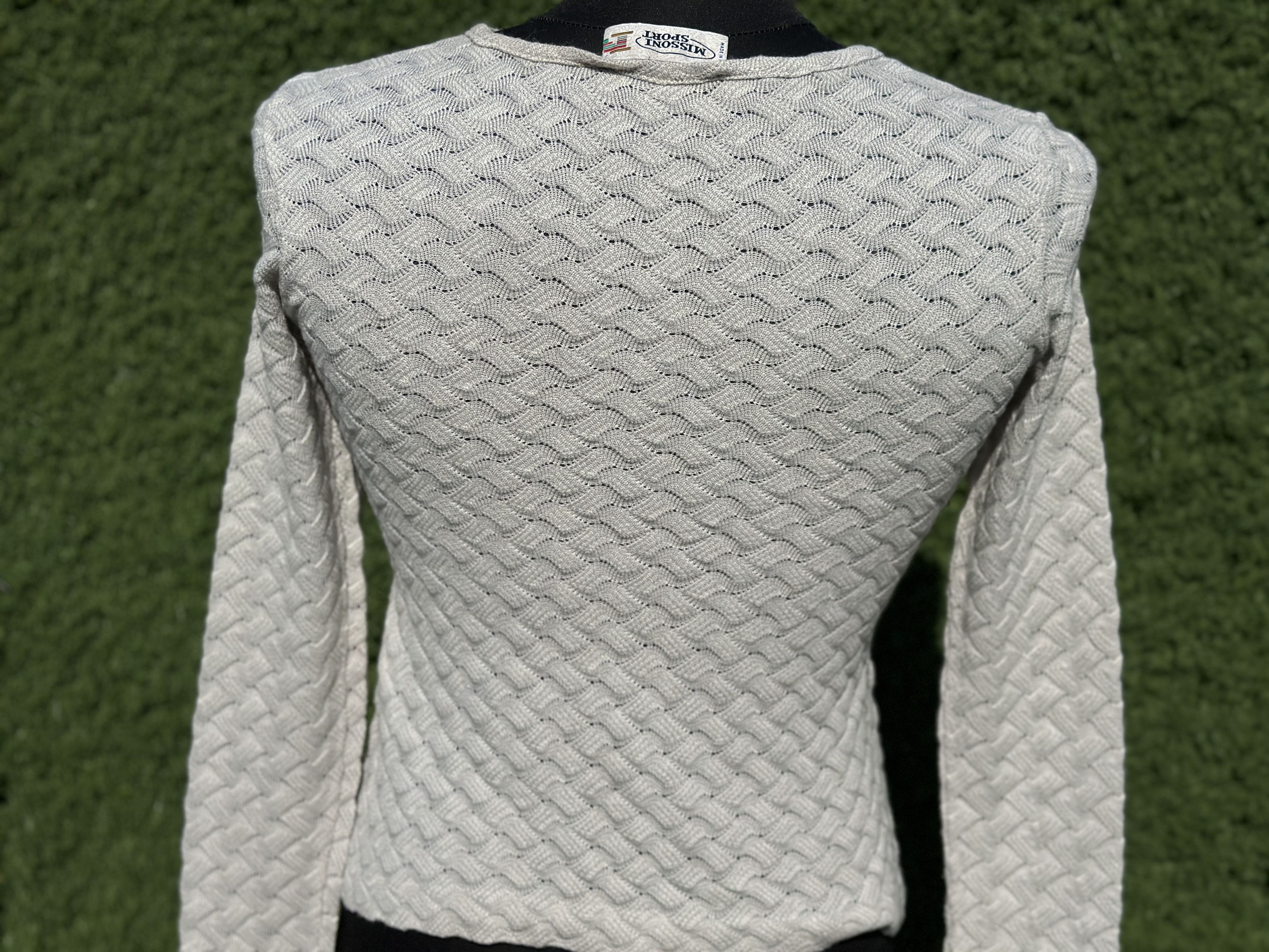 Missoni Missoni Sport Openwork Knit Wool Blend Sweater Italy Size 42 Size S / US 4 / IT 40 - 6 Thumbnail