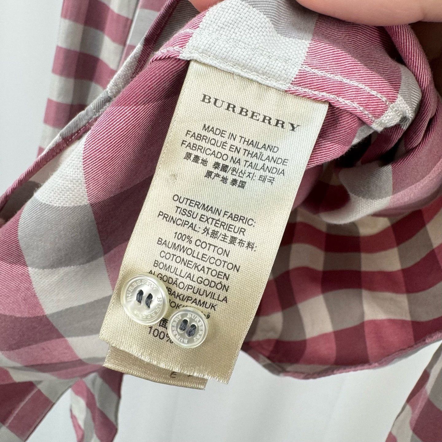 Burberry Burberry Classic Check Long Sleeve Shirt Size US M / EU 48-50 / 2 - 6 Thumbnail