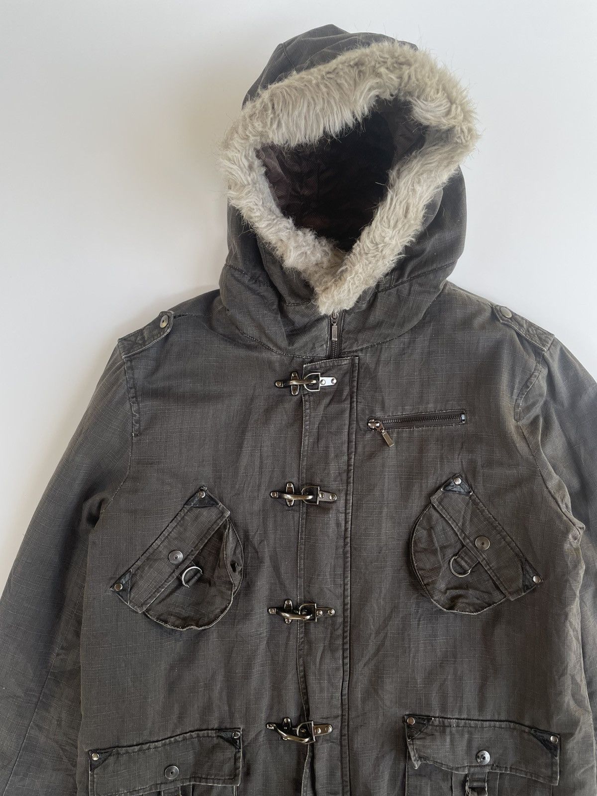 Other Japanese Brand Fur Hoodie Jacket Size US XL / EU 56 / 4 - 5 Thumbnail