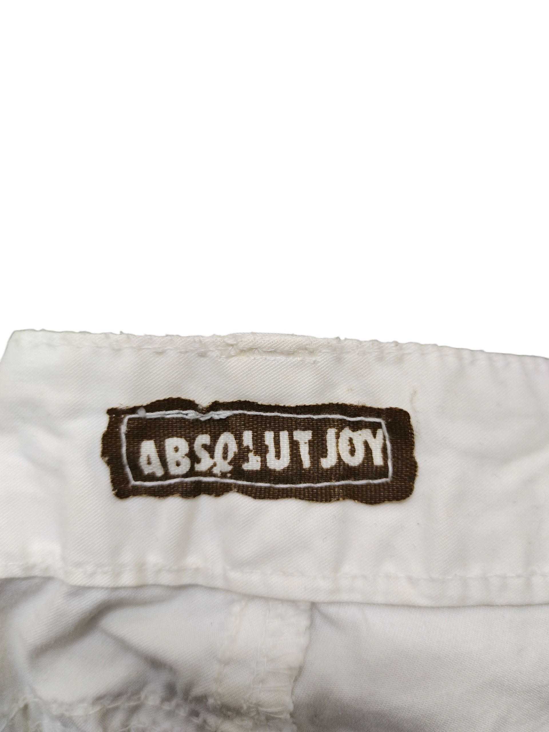 Absolut Joy Absolut Joy Einstein Asymmetric Cut White Zipper Pants Size US 30 / EU 46 - 11 Thumbnail