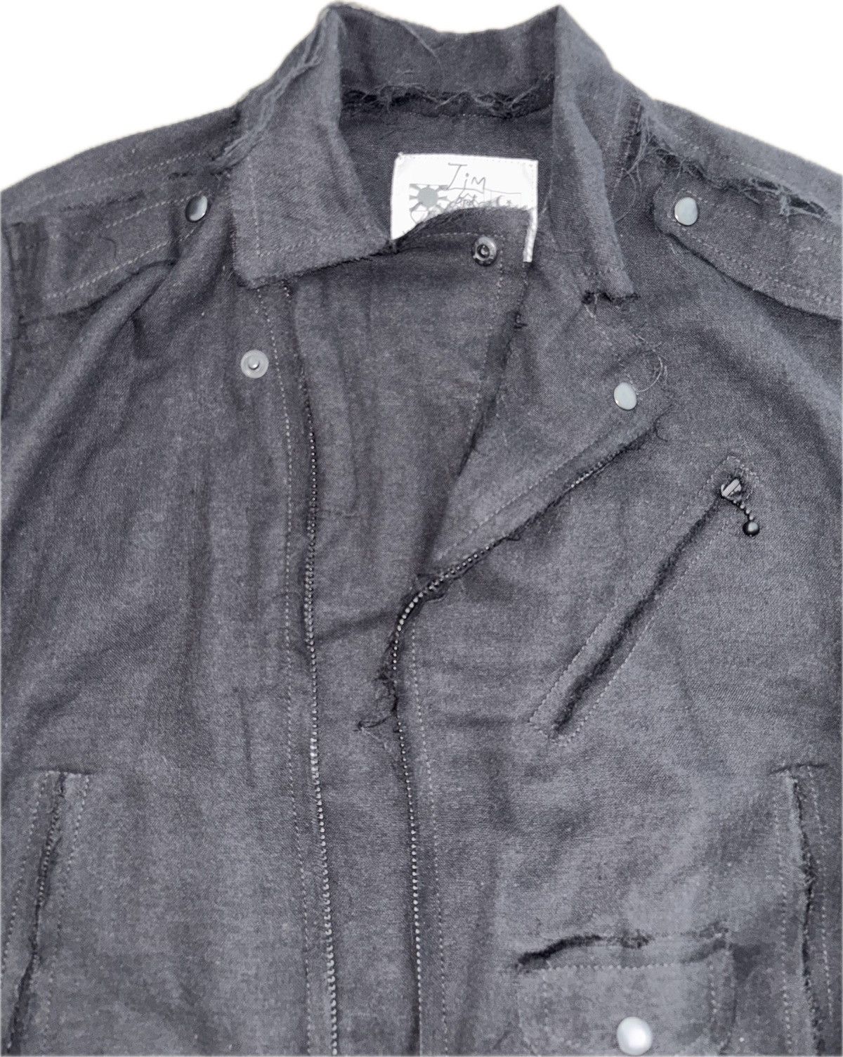 If Six Was Nine × Japanese Brand JIMSINN handmade distressed denim jacket Size US M / EU 48-50 / 2 - 3 Thumbnail