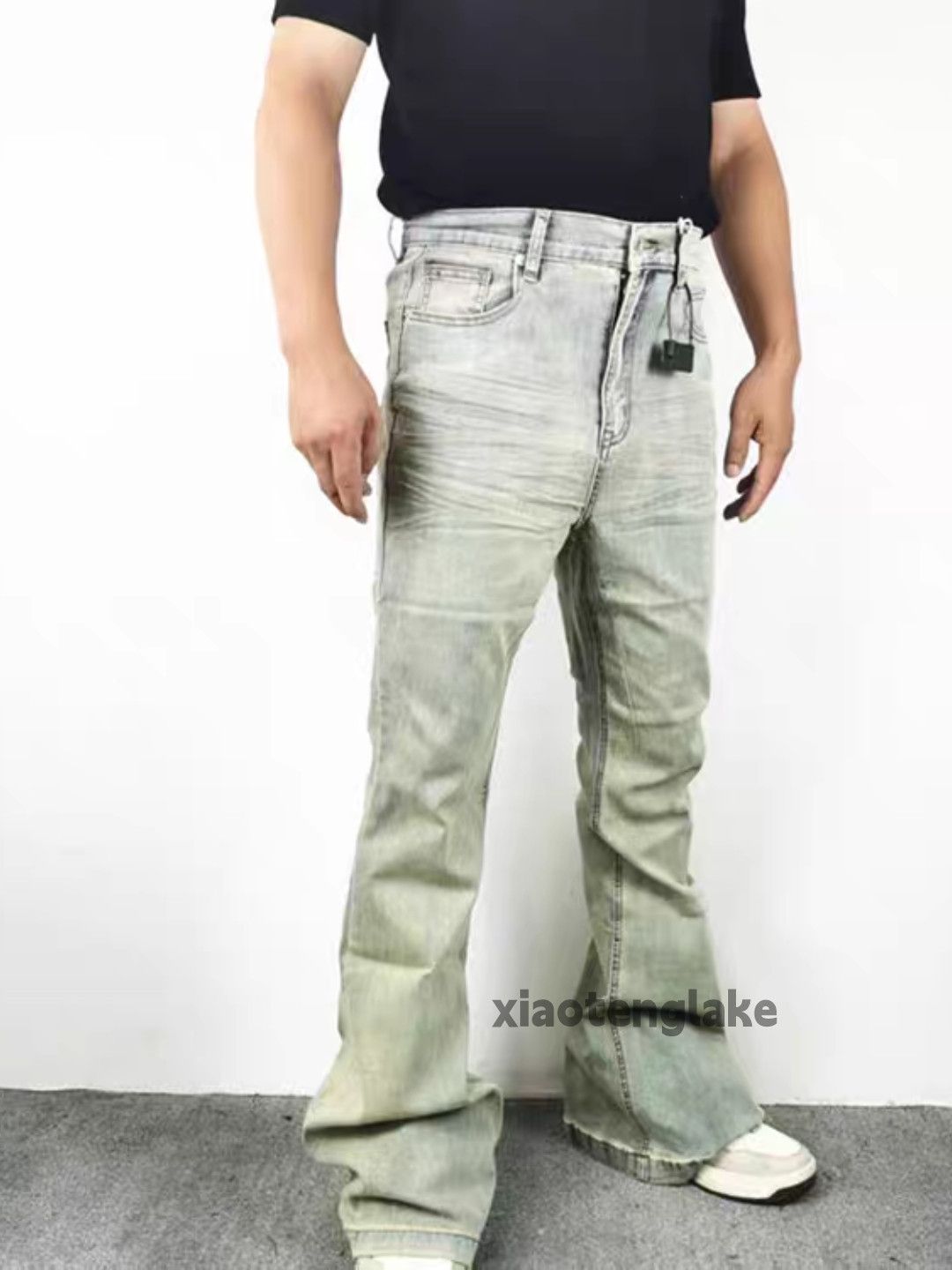 Jean zx utility punk yuppie grunge bootcut flared hiphop jeans Size US 30 / EU 46 - 8 Thumbnail