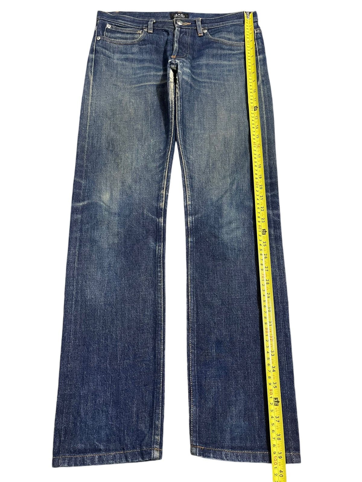 A.P.C. Vintage A.P.C Petit Selvedge Blue Wash Jeans Droit Etroit Size US 32 / EU 48 - 17 Thumbnail