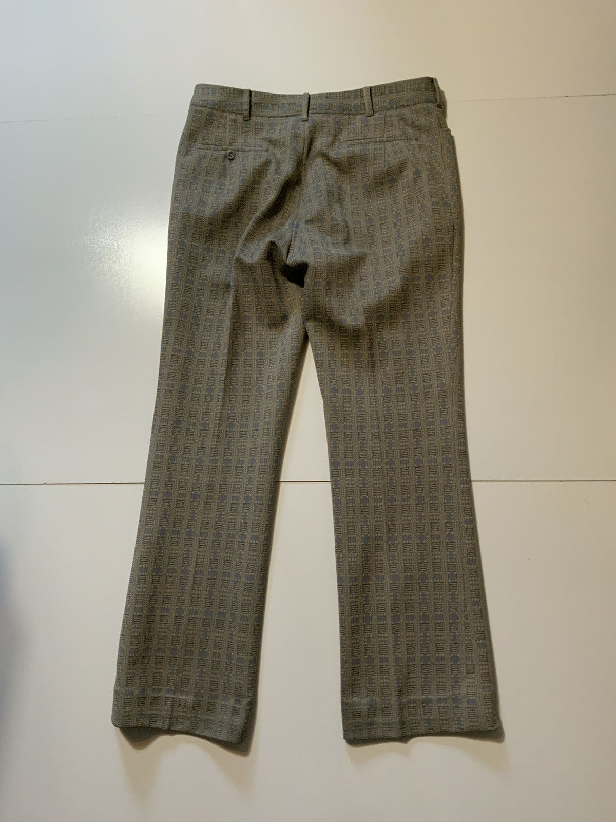 Vintage Vintage 60s 70s Polyester Mod Disco Flare Leisure Pants Size US 32 / EU 48 - 3 Thumbnail