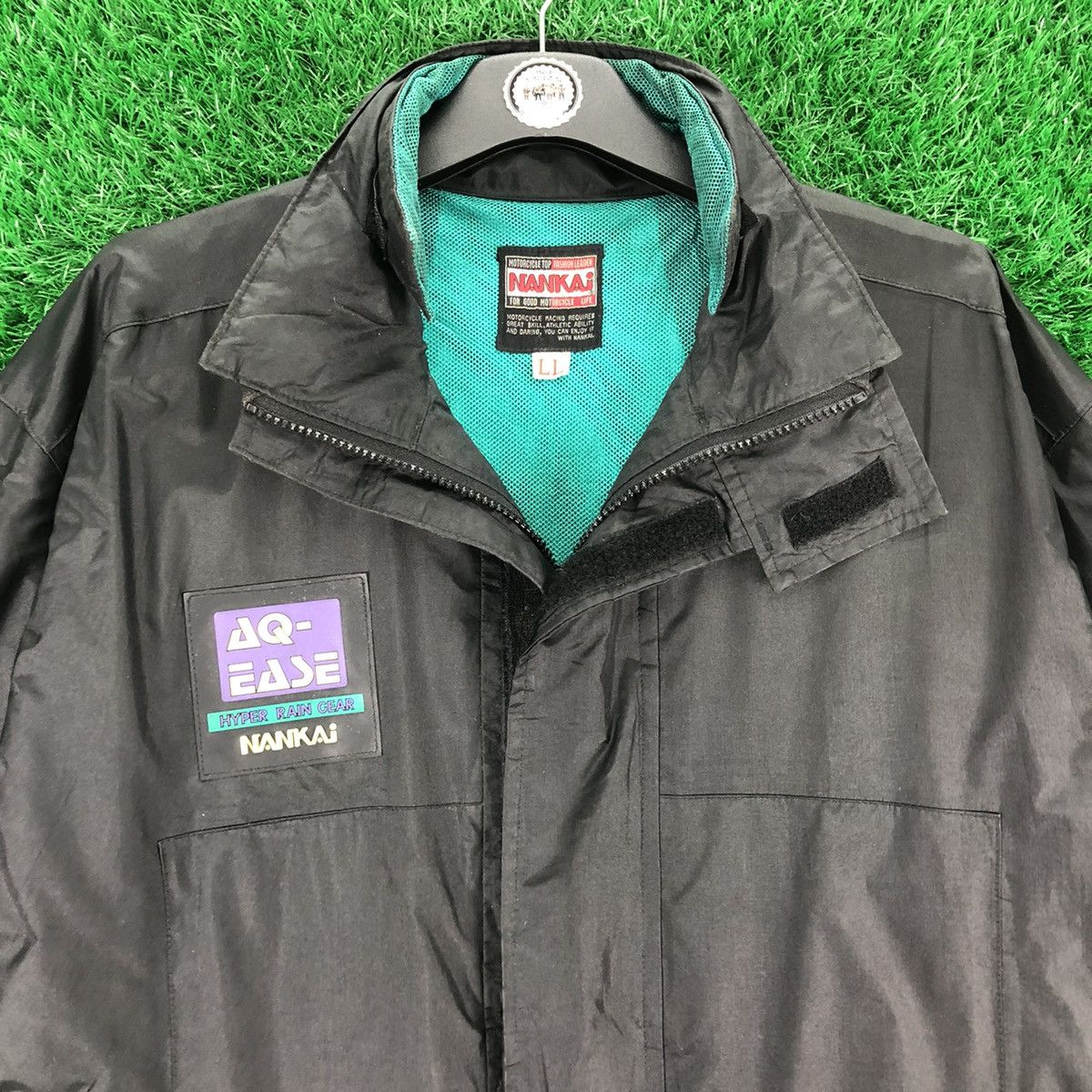 Japanese Brand Vintage 90's Nankai Hyper Rain Gear Nylon Jacket Size US L / EU 52-54 / 3 - 7 Thumbnail