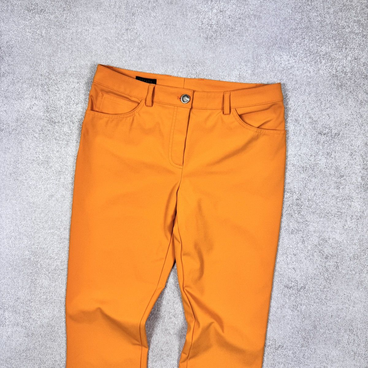 Escada Women's Escada Tygan orange stretch skinny pants size 34 Size 24" / US 00 / IT 34 - 2 Thumbnail