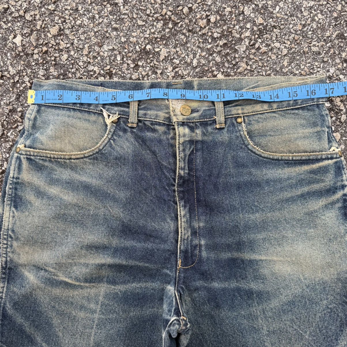 Japanese Brand VINTAGE FIESTA FADED RUSTY RIPPED DENIM JEAN PANTS W34 Size US 34 / EU 50 - 6 Thumbnail