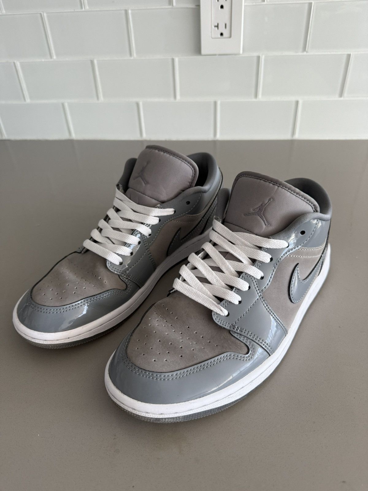 Nike Nike Air Jordan 1 Low “Wolf Grey” — Size 8 (Men’s) Size US 8 / EU 41 - 5 Thumbnail