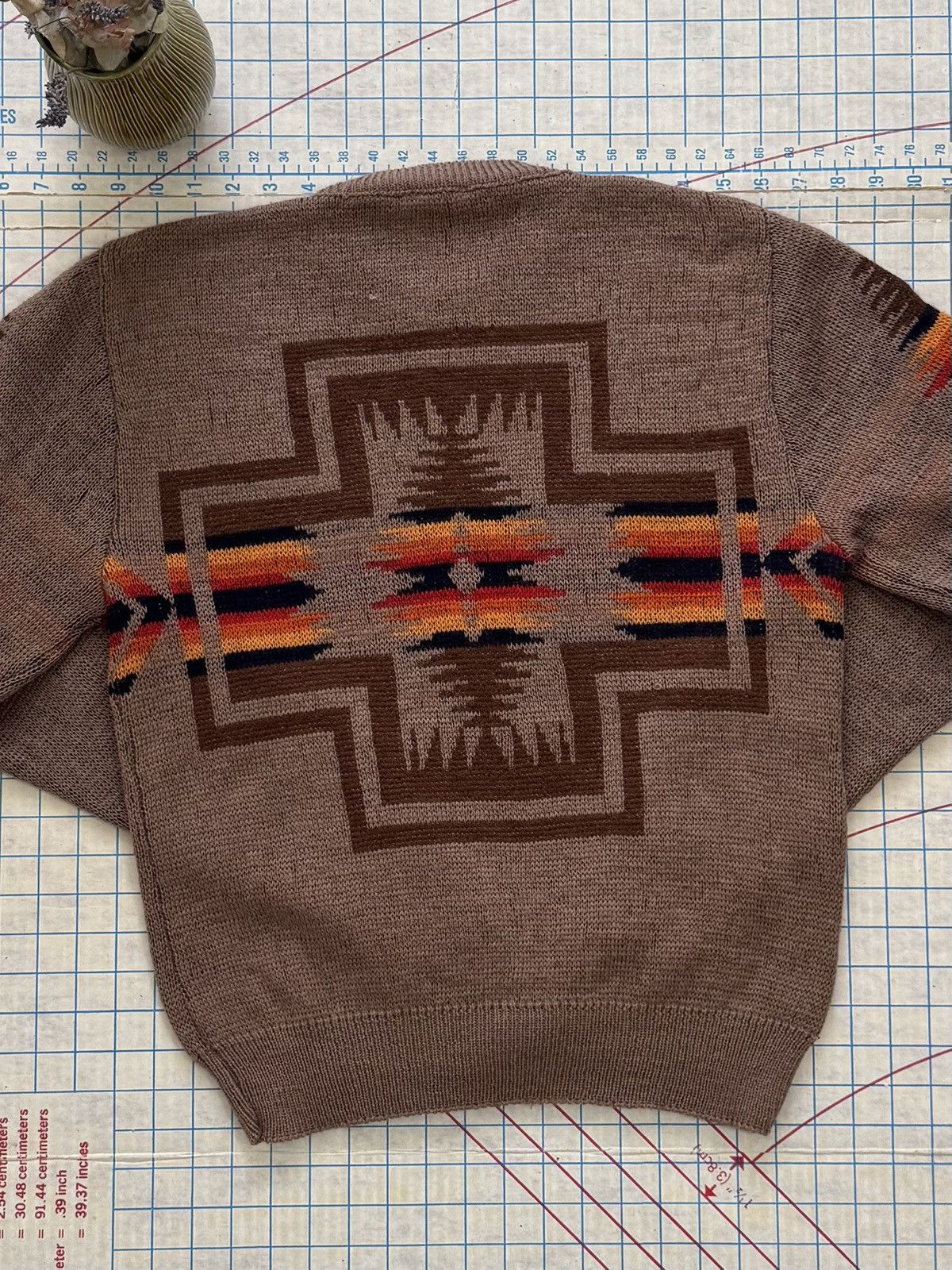 Pendleton Vintage 70’s Pendleton Knit Sweater Chief Joseph Pattern Size US M / EU 48-50 / 2 - 10 Thumbnail