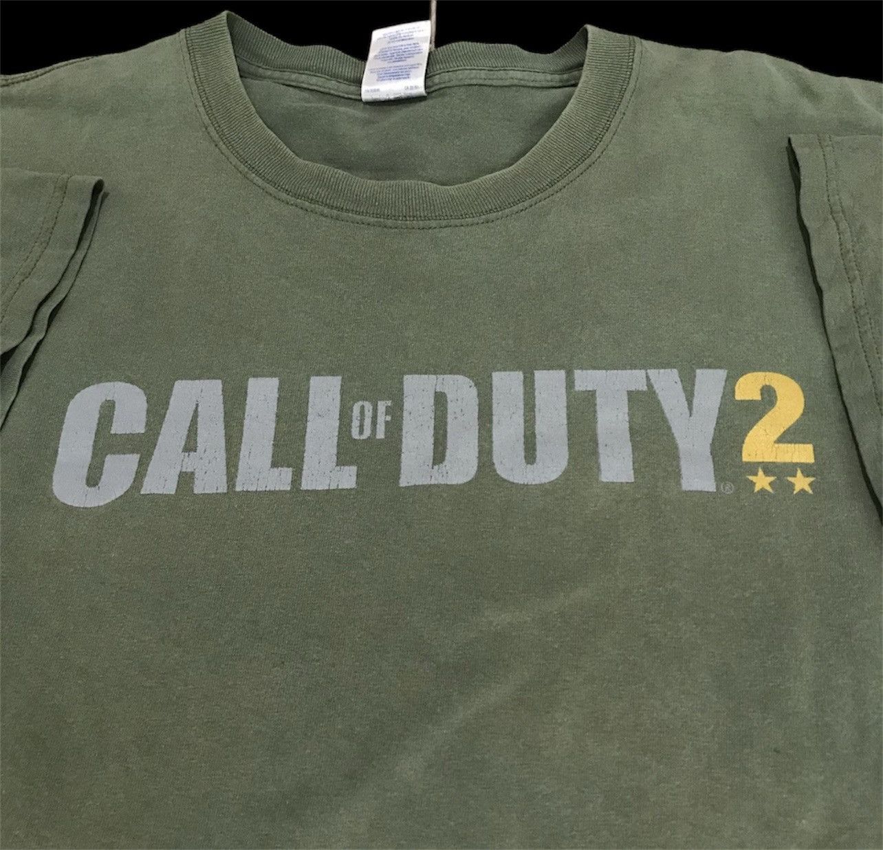 Playstation Vintage Y2K Call of Duty 2 GameStop Promo Tee Faded XL Size US XL / EU 56 / 4 - 1 Thumbnail
