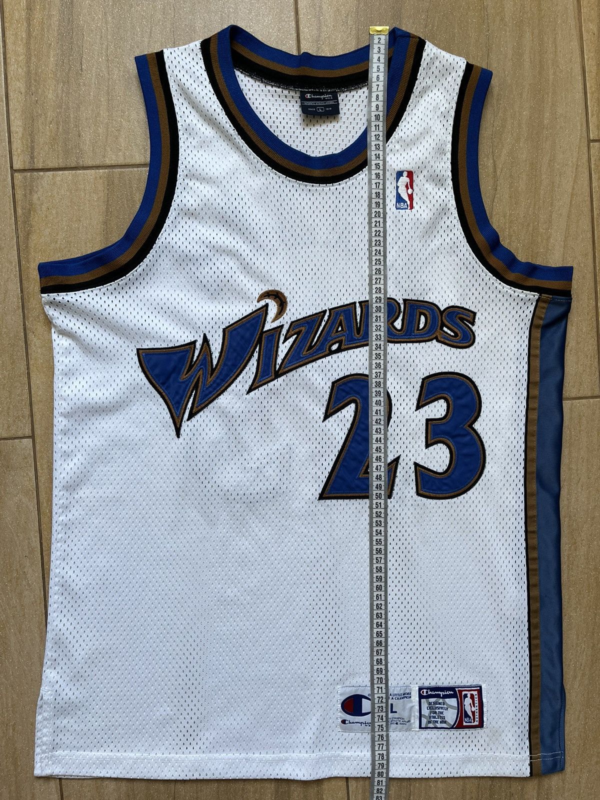 Champion Authentic Champion Washington Wizards Michael Jordan Jersey Size US L / EU 52-54 / 3 - 21 Thumbnail