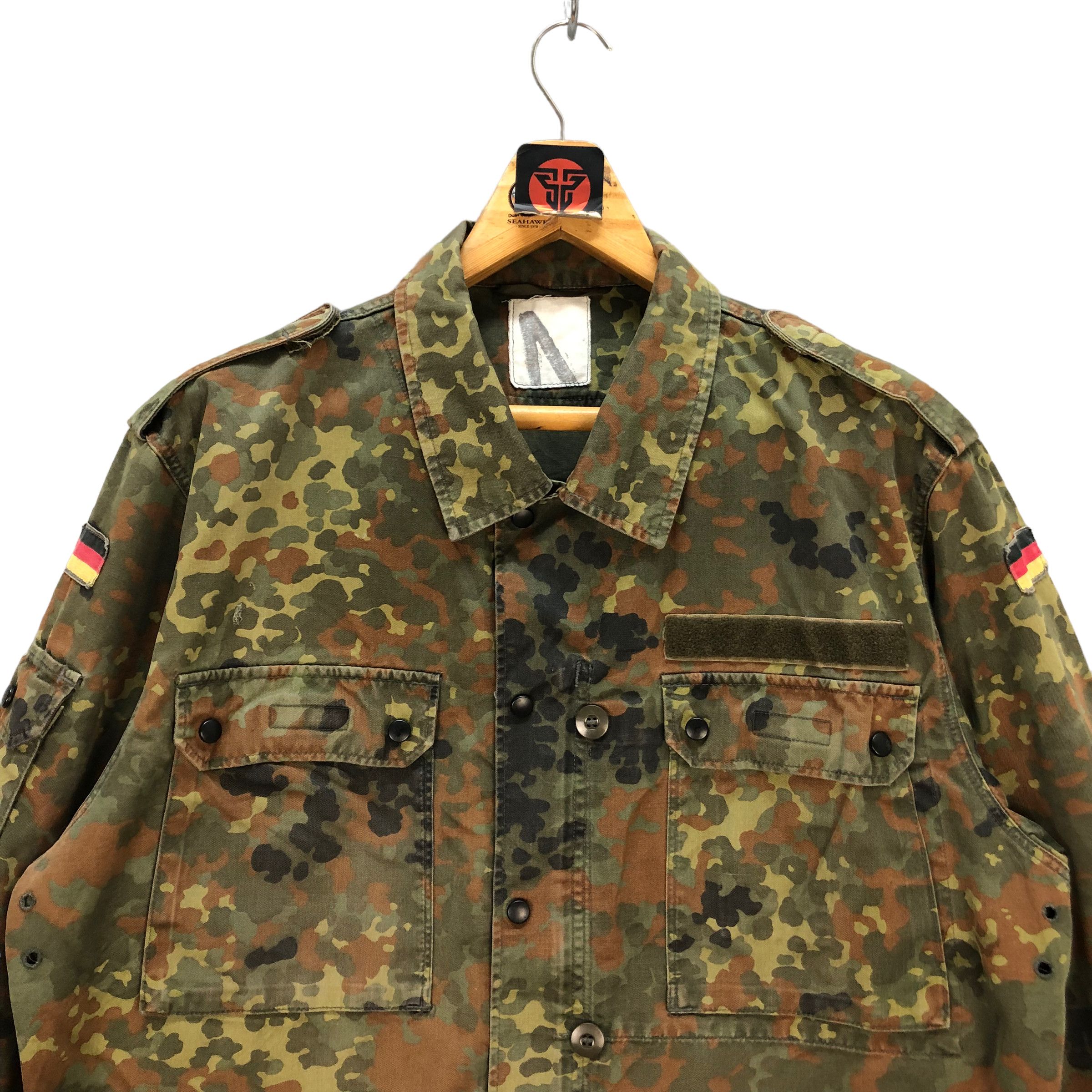 Vintage VINTAGE GERMANY CAMO FIELD JACKET #7342-131 Size US L / EU 52-54 / 3 - 2 Thumbnail