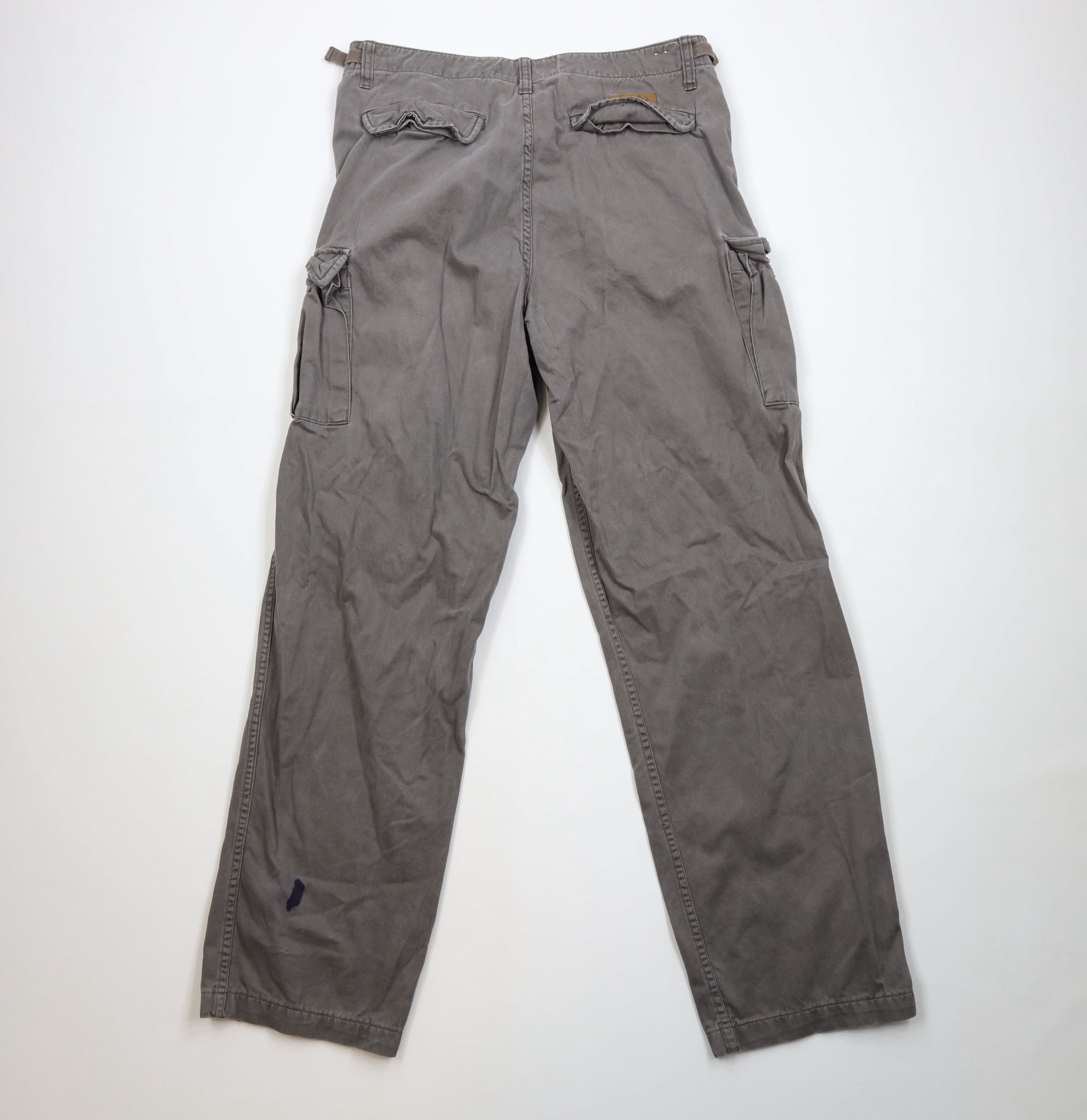 Cabelas Vintage Cabelas Baggy Relaxed Fit Wide Leg Cargo Pants Gray Size US 36 / EU 52 - 9 Thumbnail