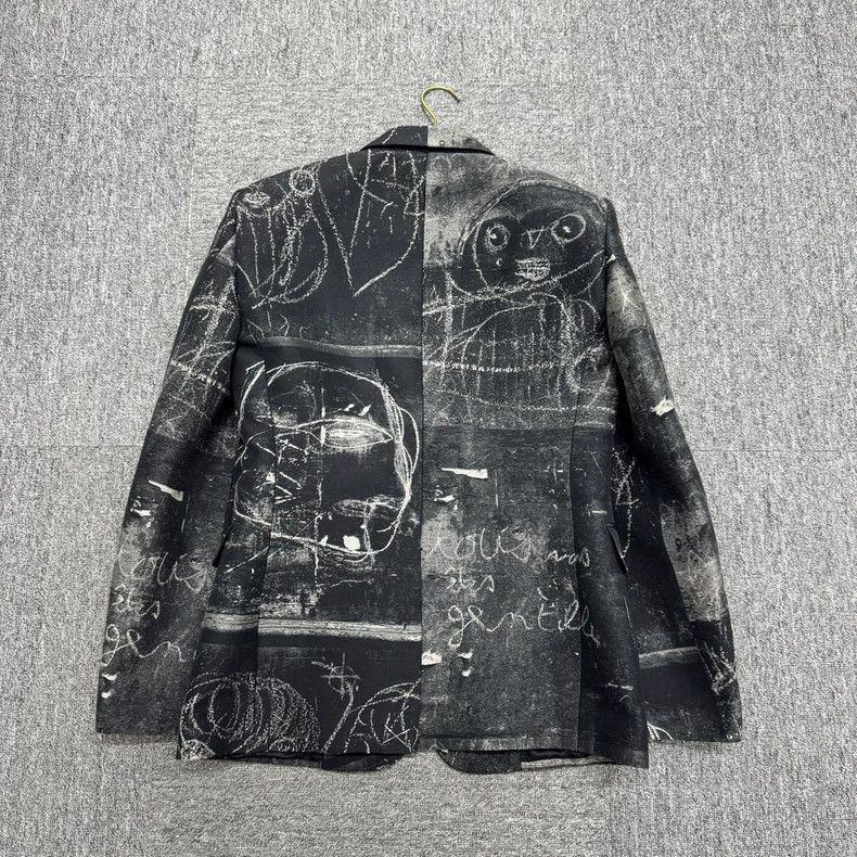 Alexander McQueen Alexander Mcqueen Graffiti suit Size 50R - 2 Thumbnail