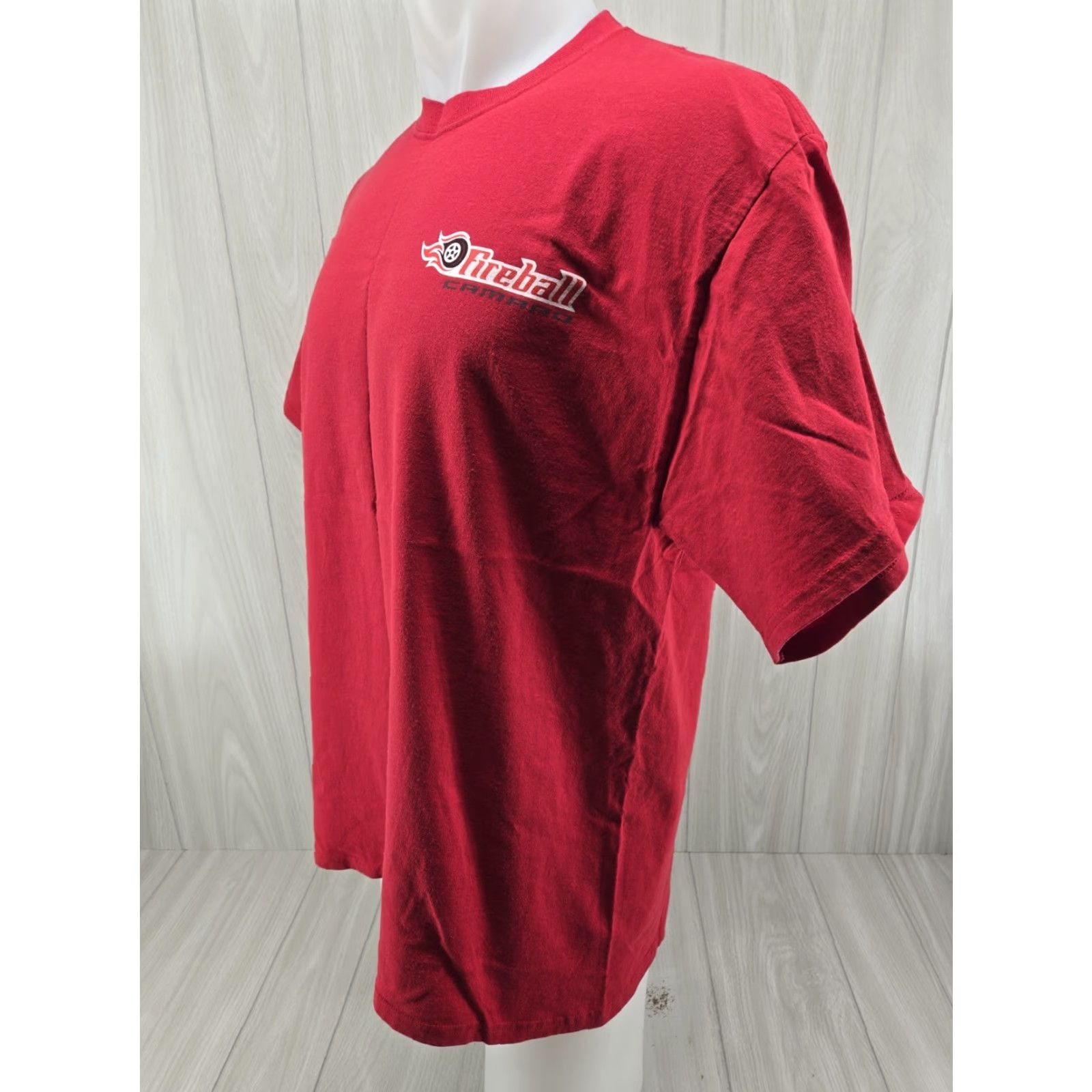 Port & Company Fireball Camaro Red T Shirt Men’s XL Camaro Graphics Size US XL / EU 56 / 4 - 4 Thumbnail