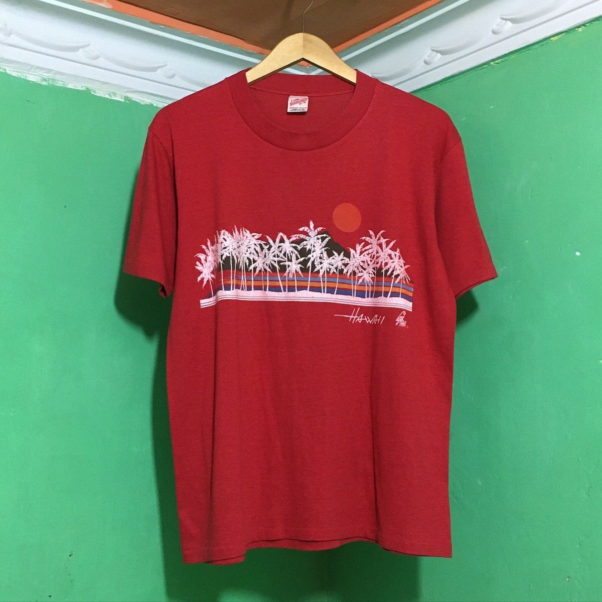 Other 💥SOLD💥 Vintage Sunstrokes Poly Tees Hawaii Size US L / EU 52-54 / 3 - 1 Thumbnail