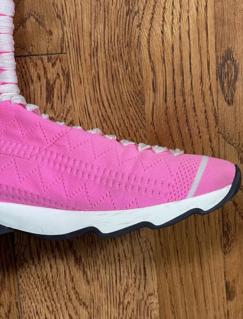 Fendi Fendi Rockoko Sneakers Knitted Sock Pink Women’s 39 Size US 9 / IT 39 - 10 Thumbnail