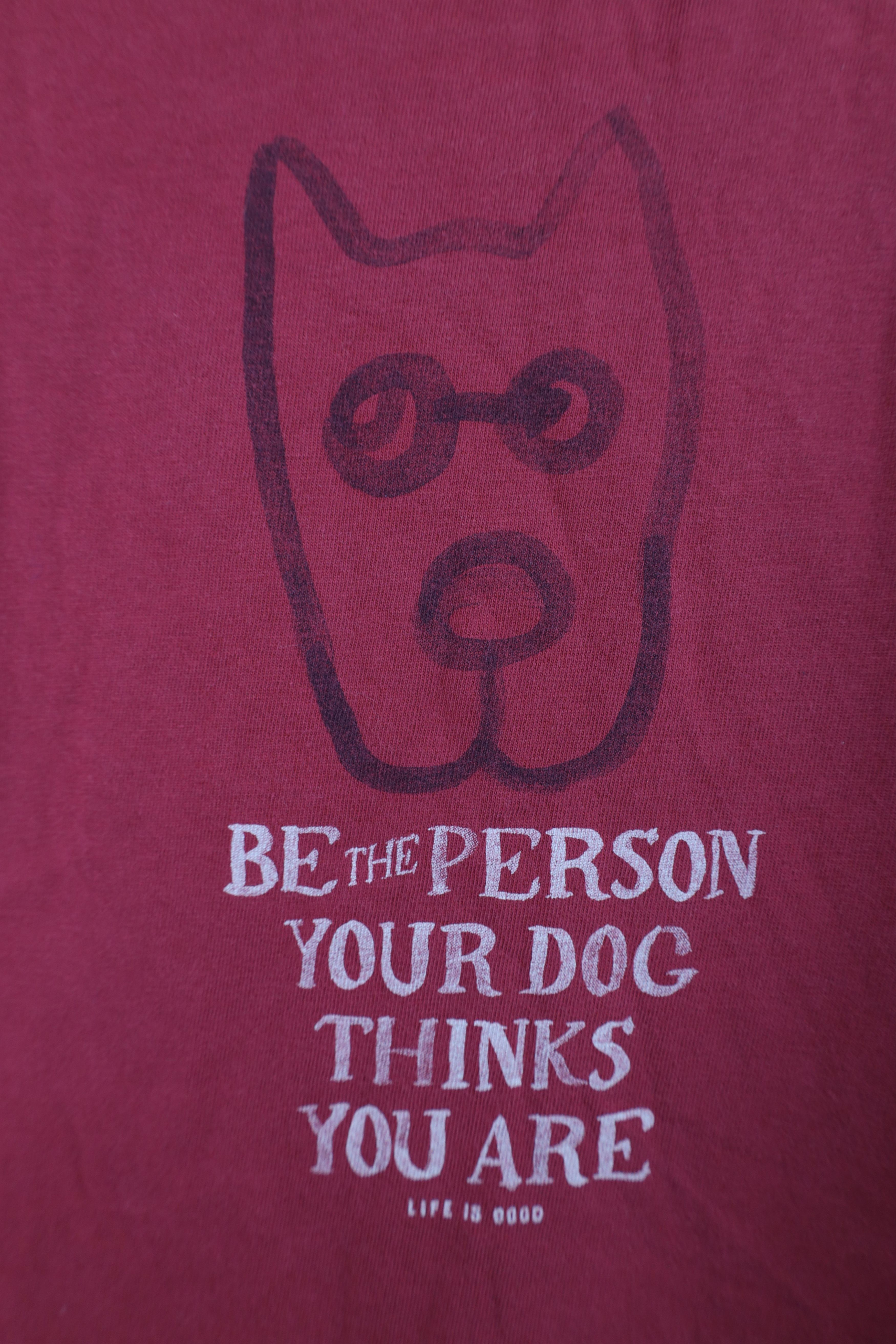 Life is Good × Vintage Life Is Good Person Dog Thinks Your Are Long Sleeve T-Shirt Size US XL / EU 56 / 4 - 5 Thumbnail