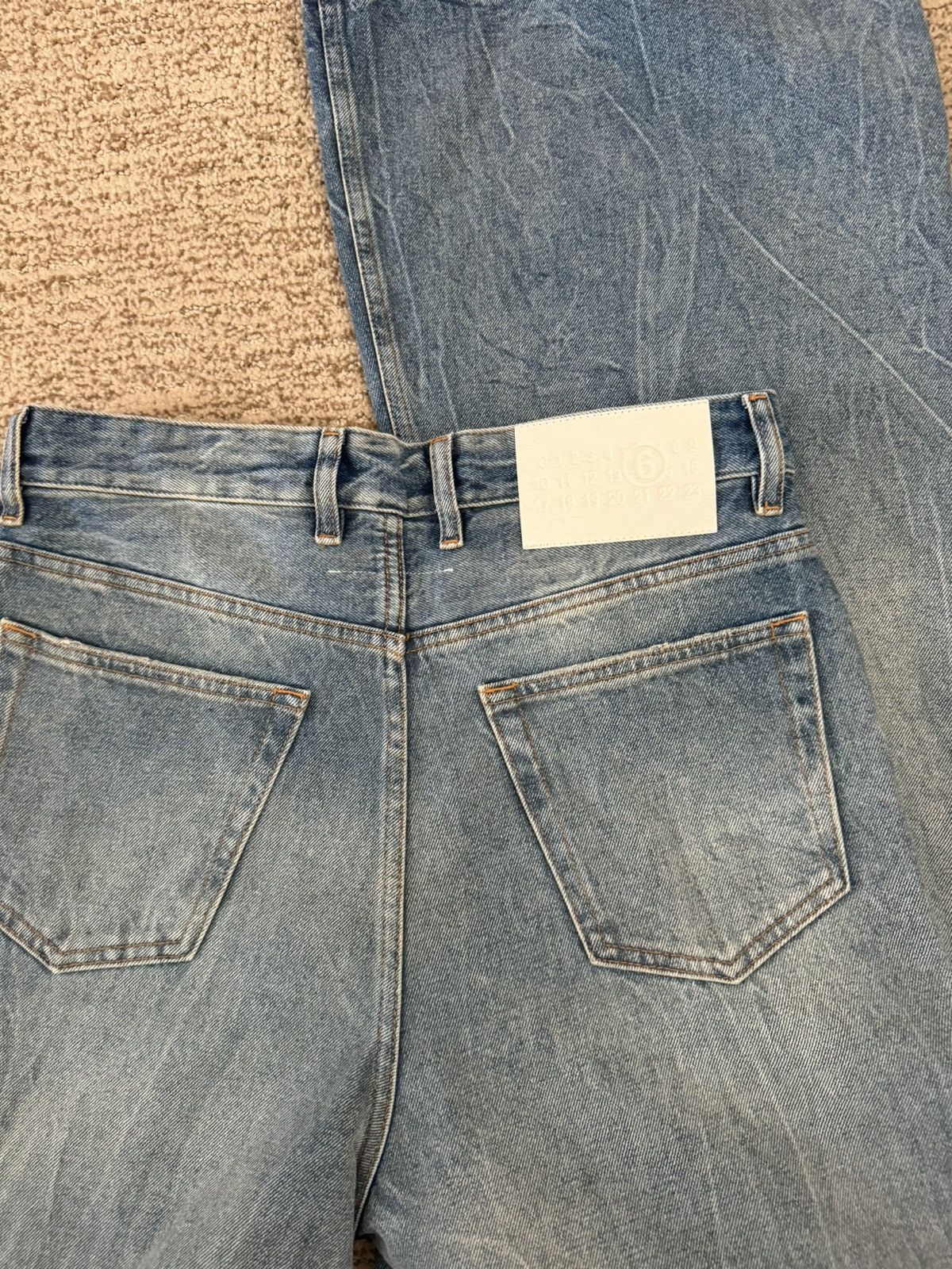 Balenciaga MM6 maison margiela blue oversized jeans Size US 28 / EU 44 - 5 Thumbnail