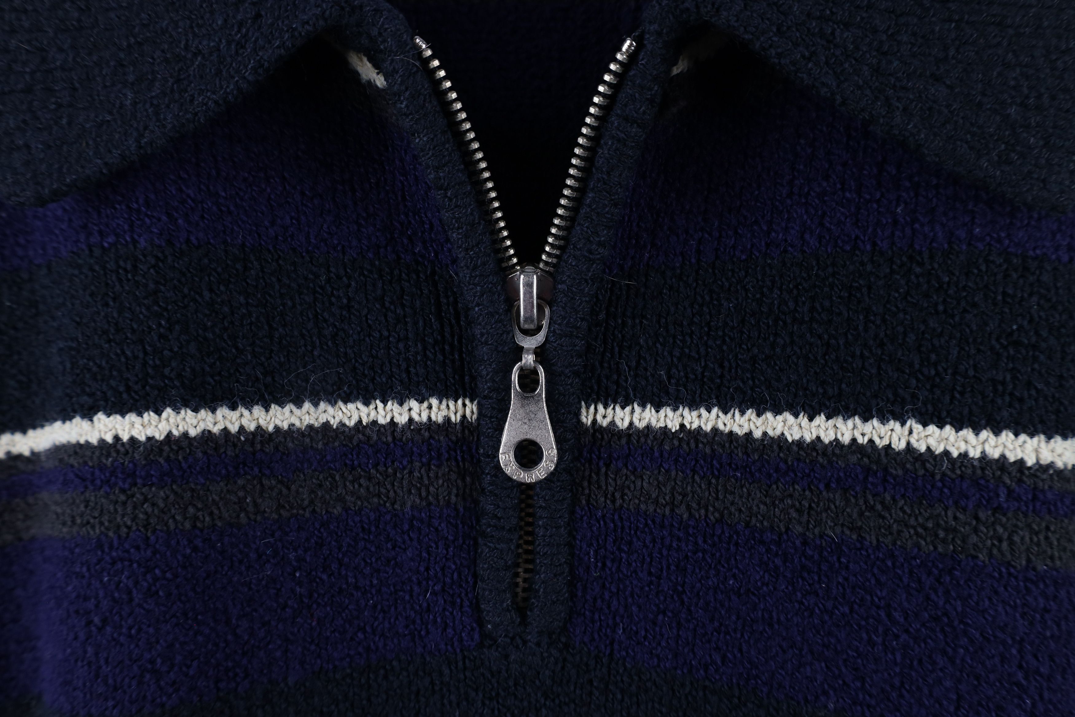 Vintage Vintage 90s Streetwear Knit Collared Half Zip Sweater Size M / US 6-8 / IT 42-44 - 4 Thumbnail