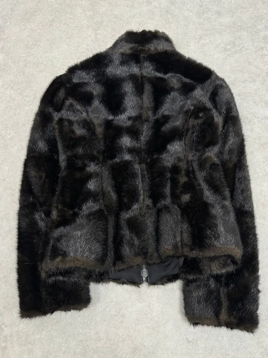 Emporio Armani AW2011 Emporio Armani Brown Faux Fur Cozy Jacket Size M / US 6-8 / IT 42-44 - 7 Thumbnail