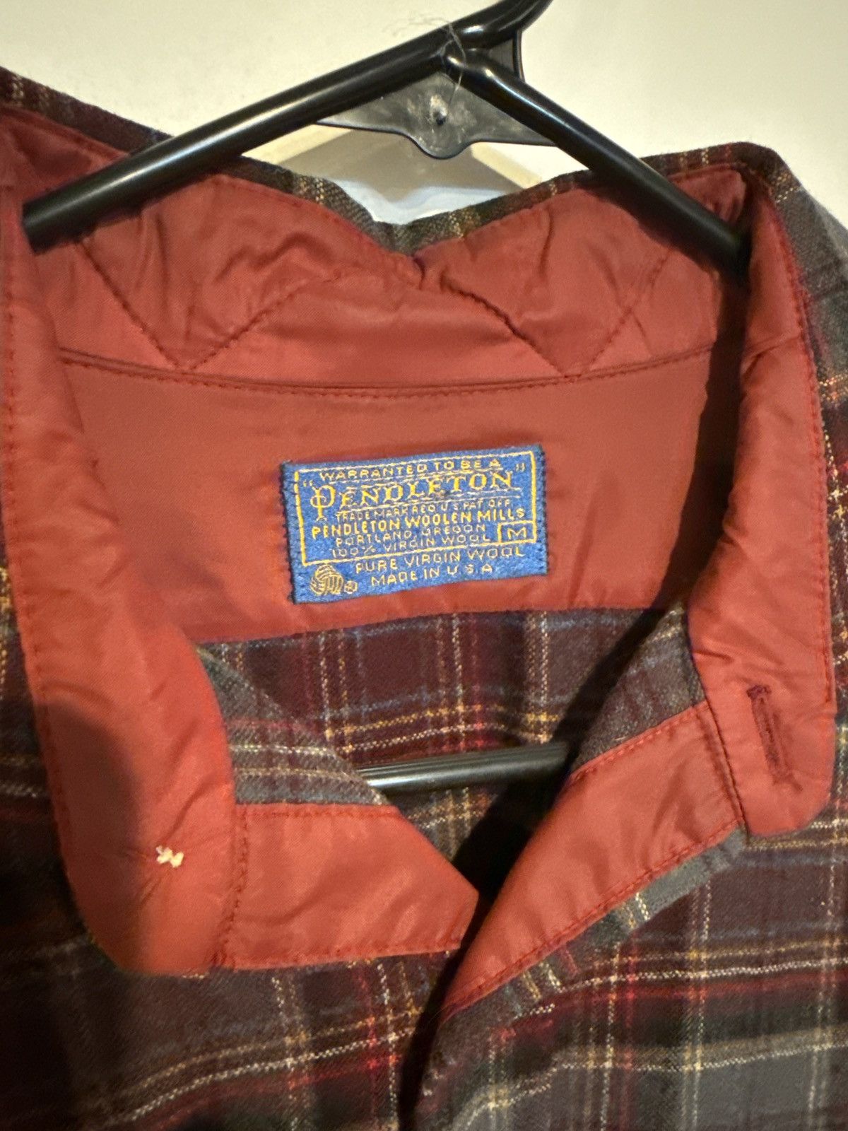 Pendleton Vintage 60s Pendleton Wool Shirt Size US M / EU 48-50 / 2 - 2 Thumbnail