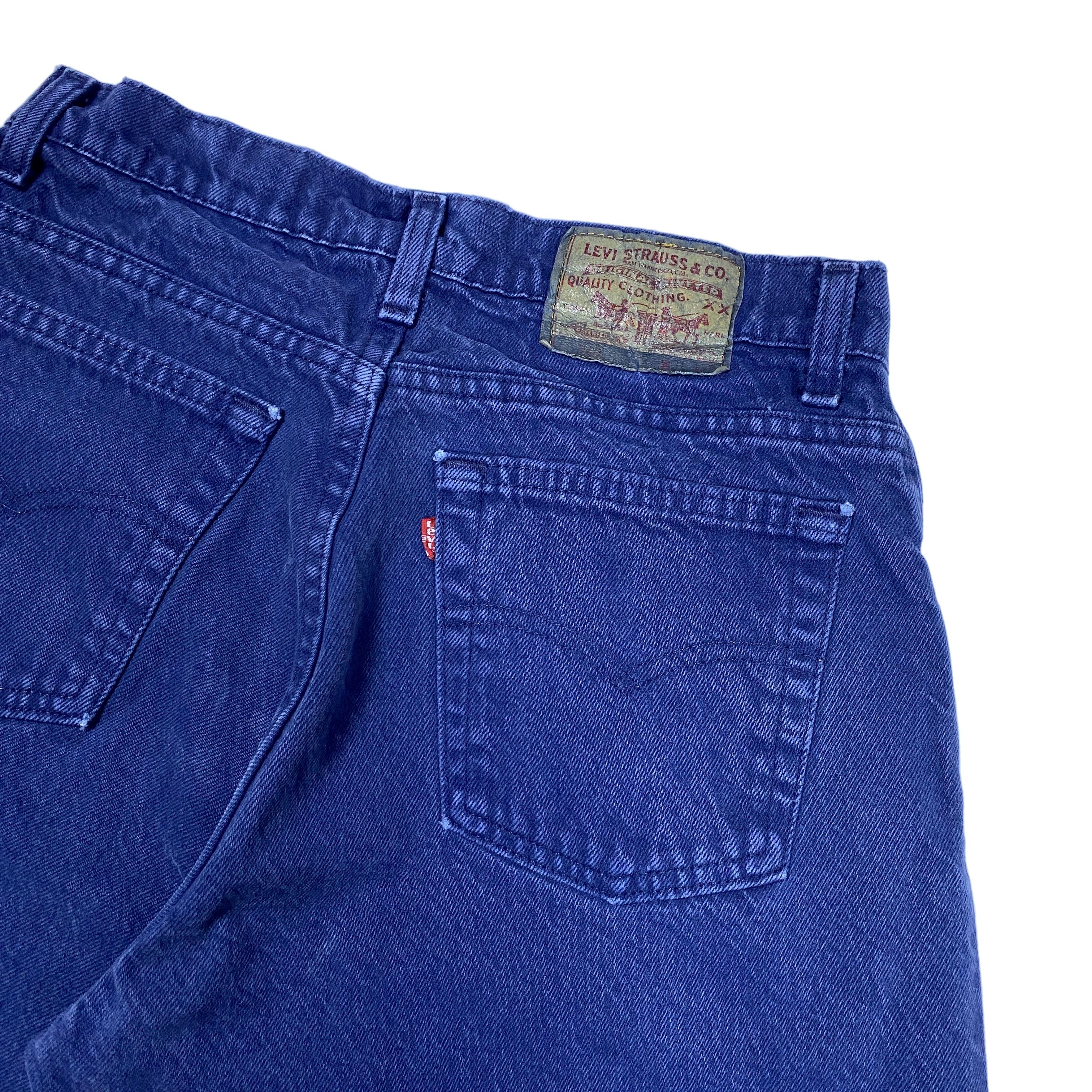 Levi's Levi’s 90s Garment Dyed 550 XX Relaxed Taper Jeans 31×32 Size US 31 - 2 Thumbnail