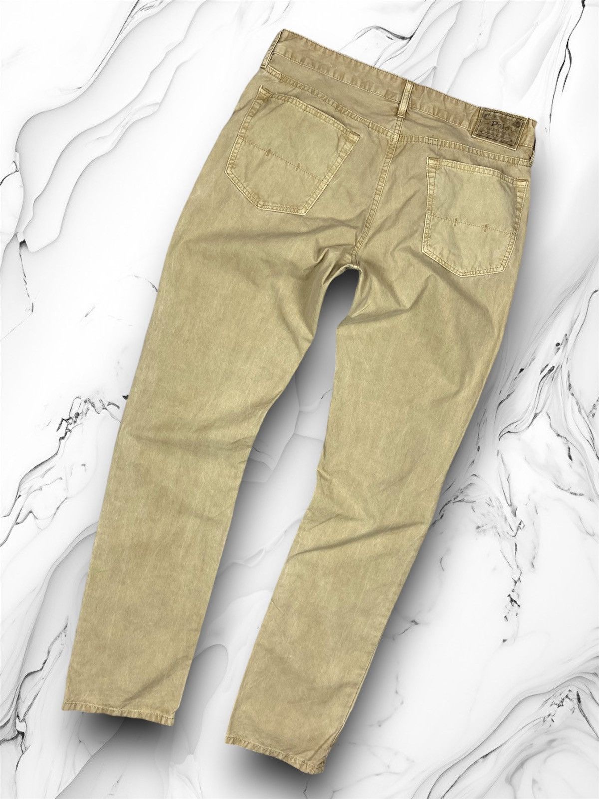 Polo Ralph Lauren × Vintage Vintage Polo Ralph Lauren Designer Denim Casual Pants Size US 34 / EU 50 - 1 Thumbnail