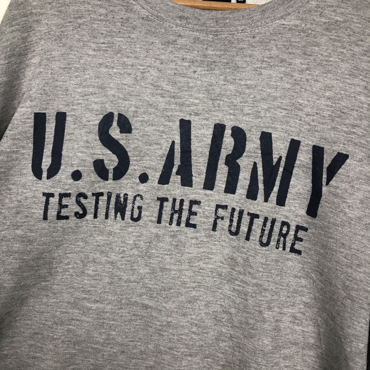 Japanese Brand 📌US Army Spell Out Big Logo Sweatshirt Size US L / EU 52-54 / 3 - 14 Thumbnail